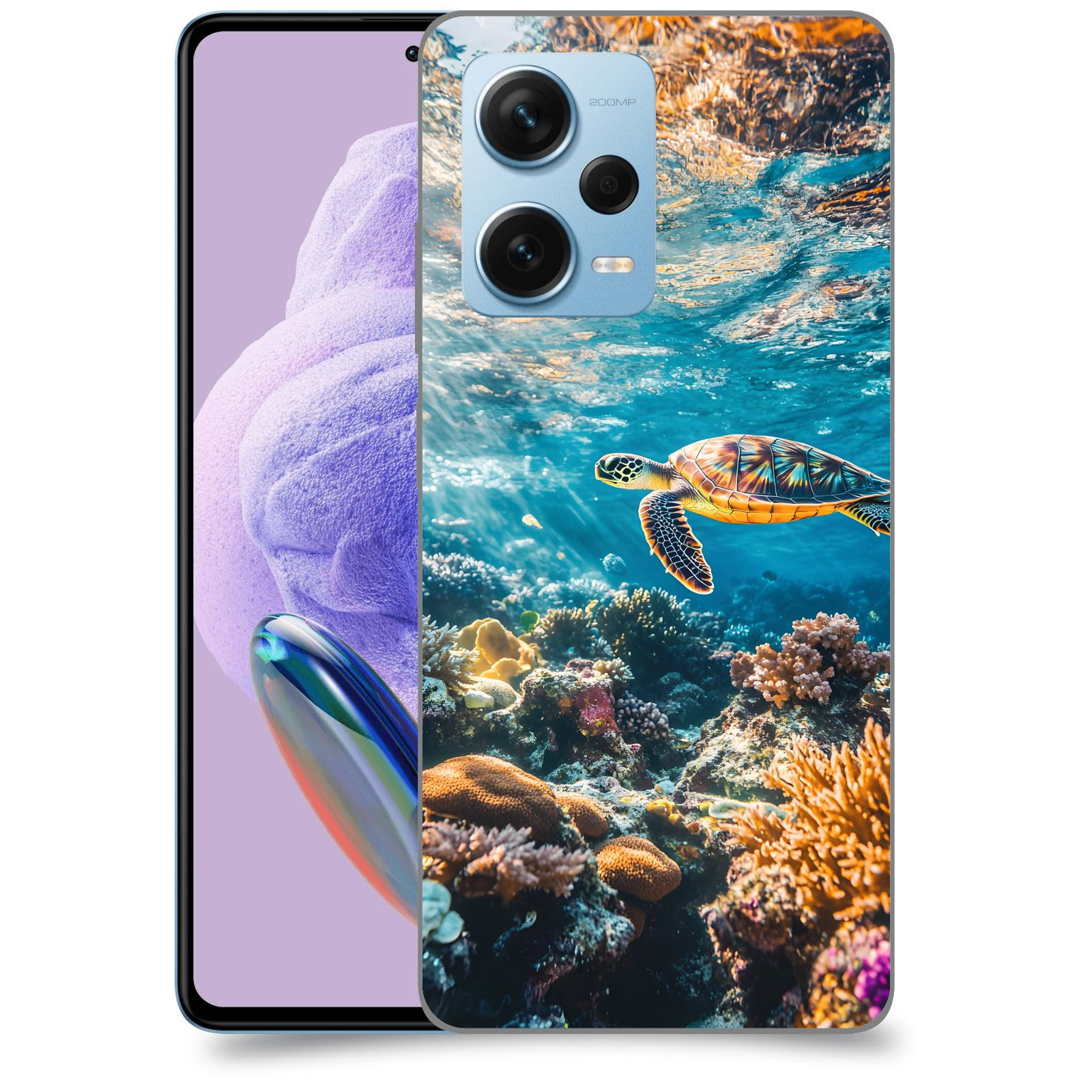 ACOVER Kryt na mobil Xiaomi Redmi Note 12 Pro+ 5G - Želva