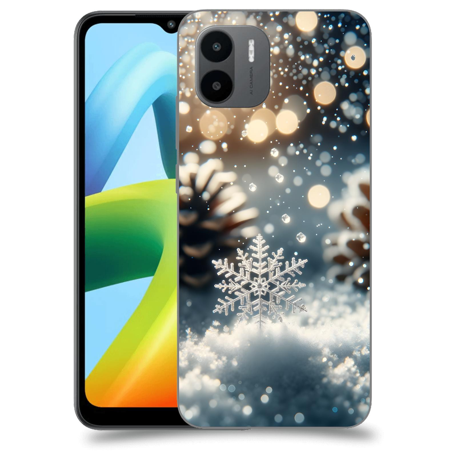 ACOVER Kryt na mobil Xiaomi Redmi A1+ - Vločka