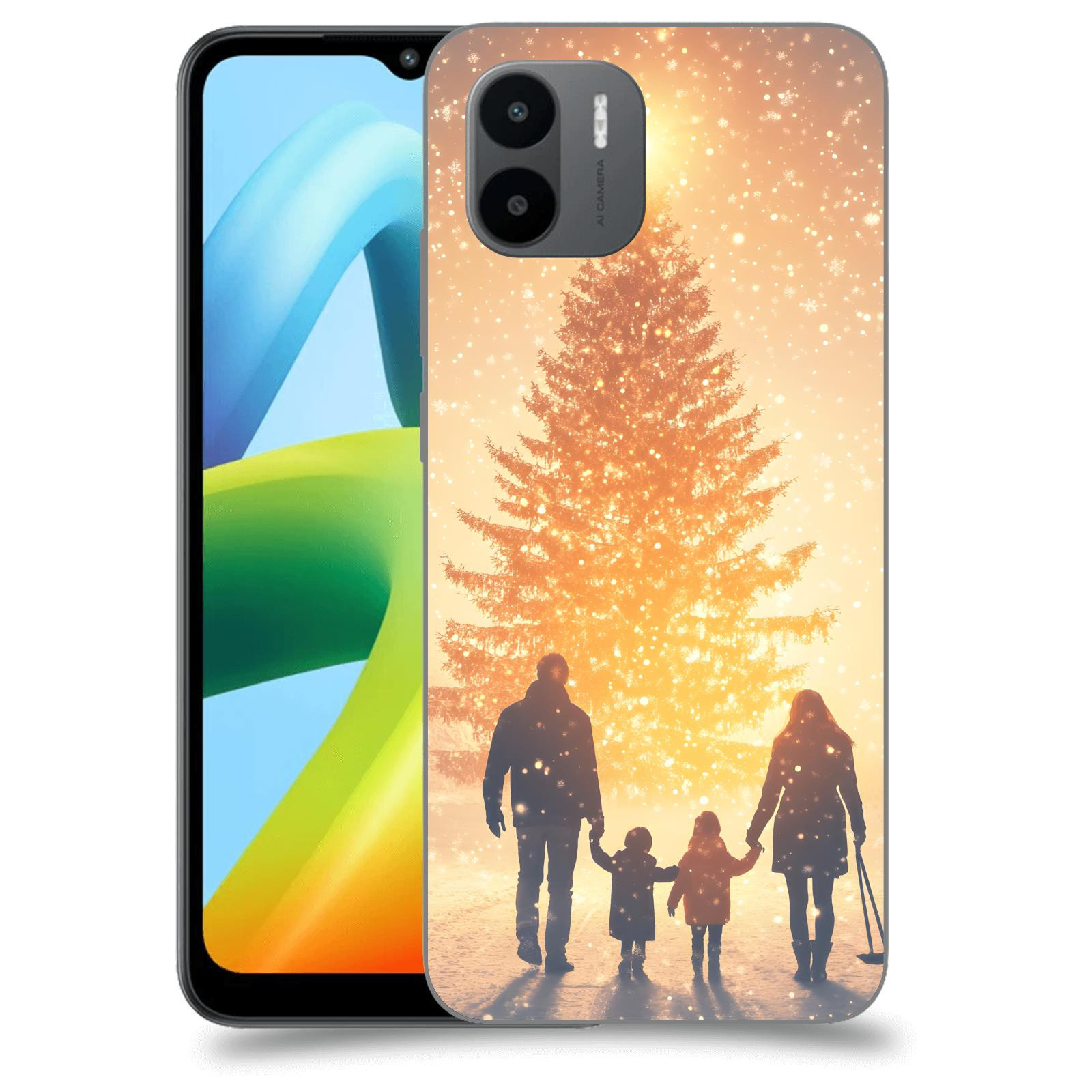 ACOVER Kryt na mobil Xiaomi Redmi A1+ - Family at the Christmas tree