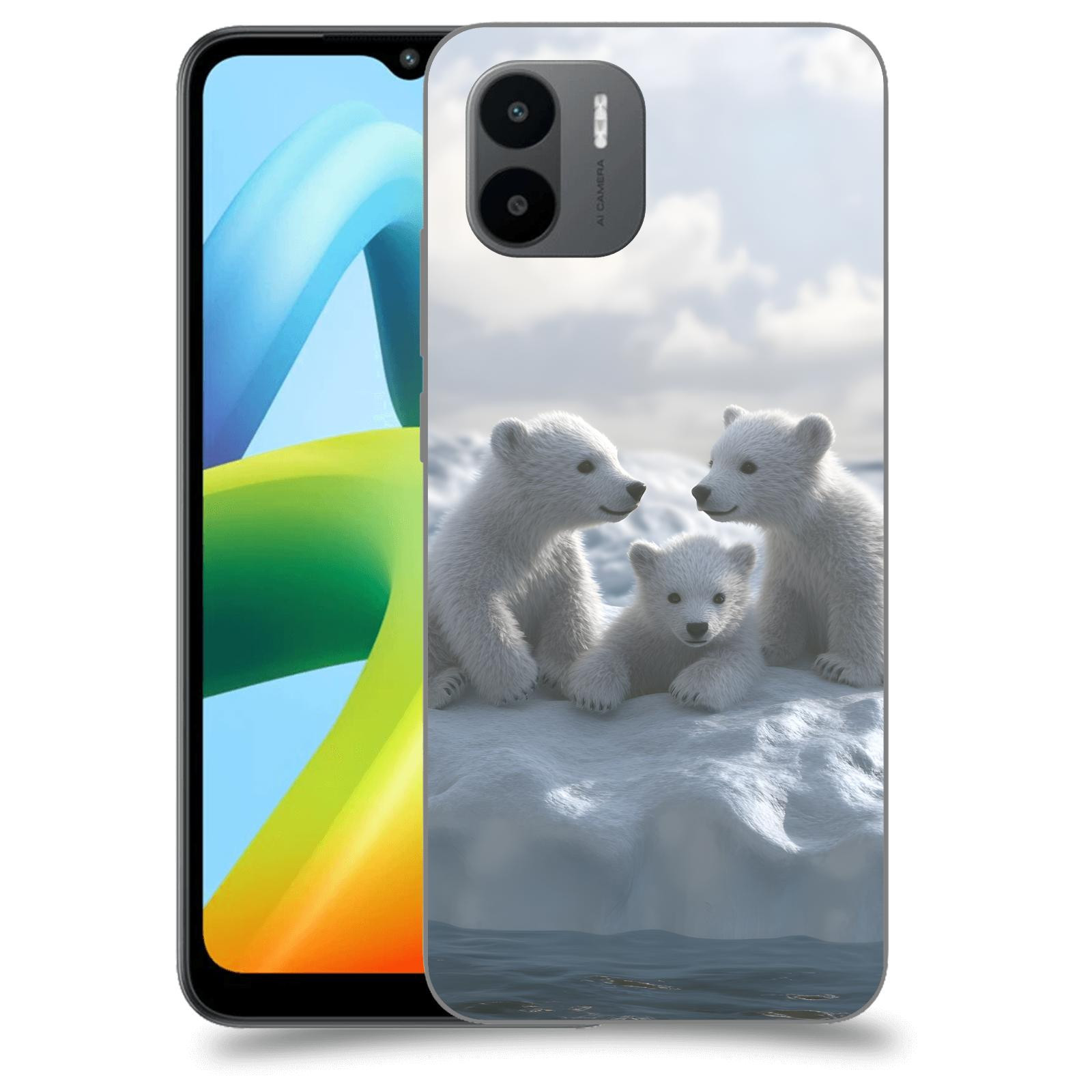 ACOVER Kryt na mobil Xiaomi Redmi A1+ - Medvíďata