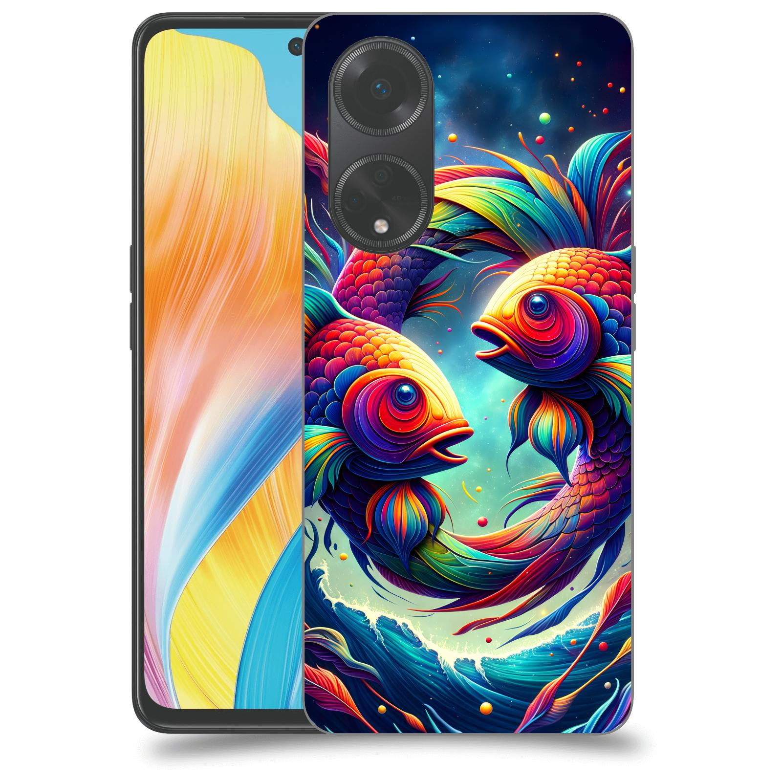 ACOVER Kryt na mobil OPPO A98 5G - Ryby