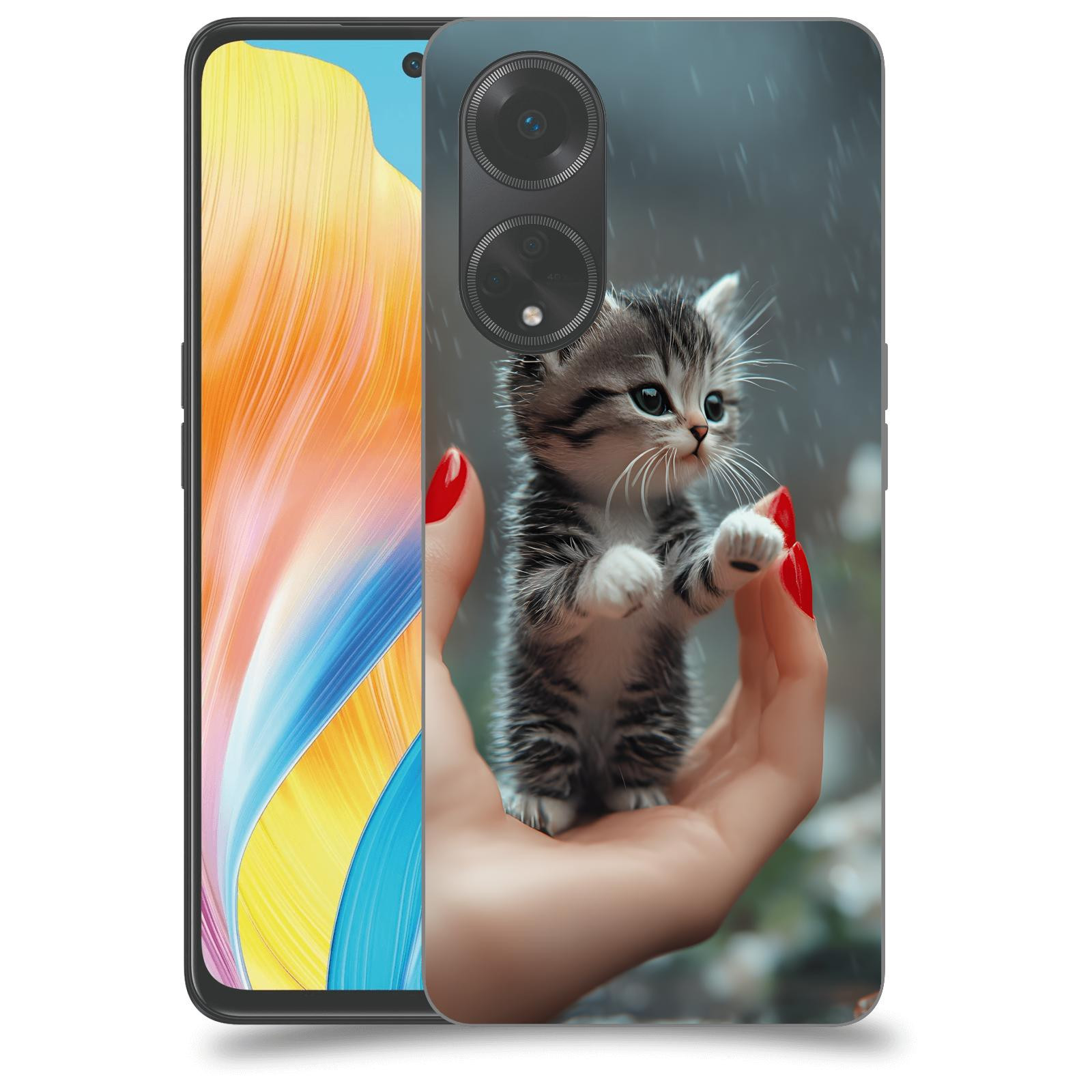 ACOVER Kryt na mobil OPPO A98 5G - Koťátko