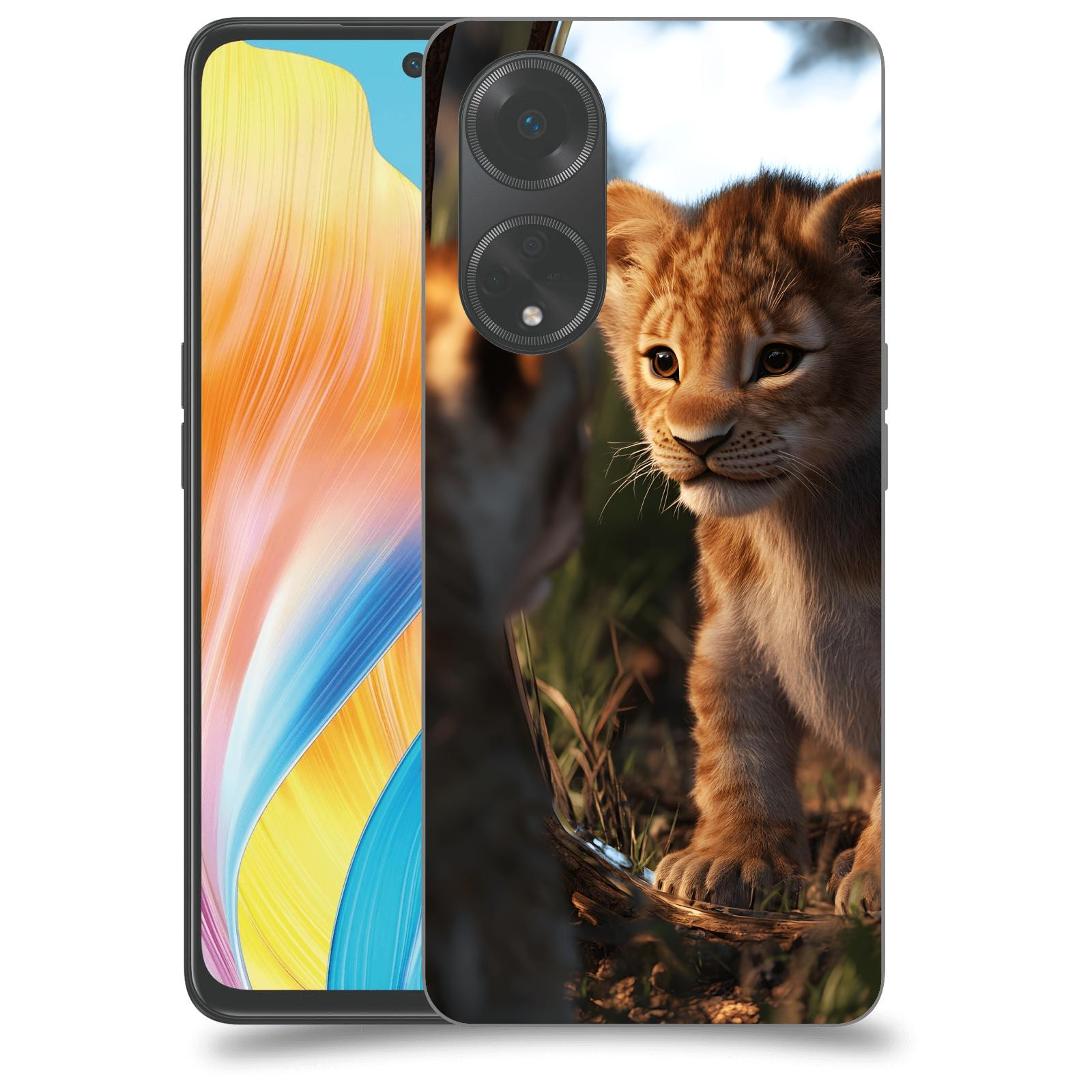 ACOVER Kryt na mobil OPPO A98 5G - Lvíče
