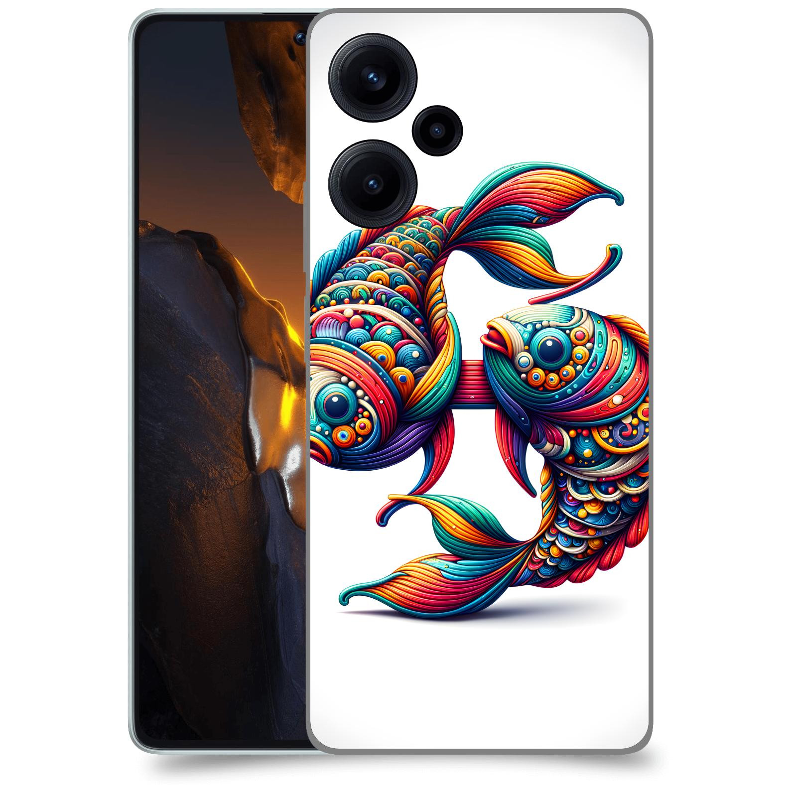 ACOVER Kryt na mobil Xiaomi Poco F5 - Ryby 2