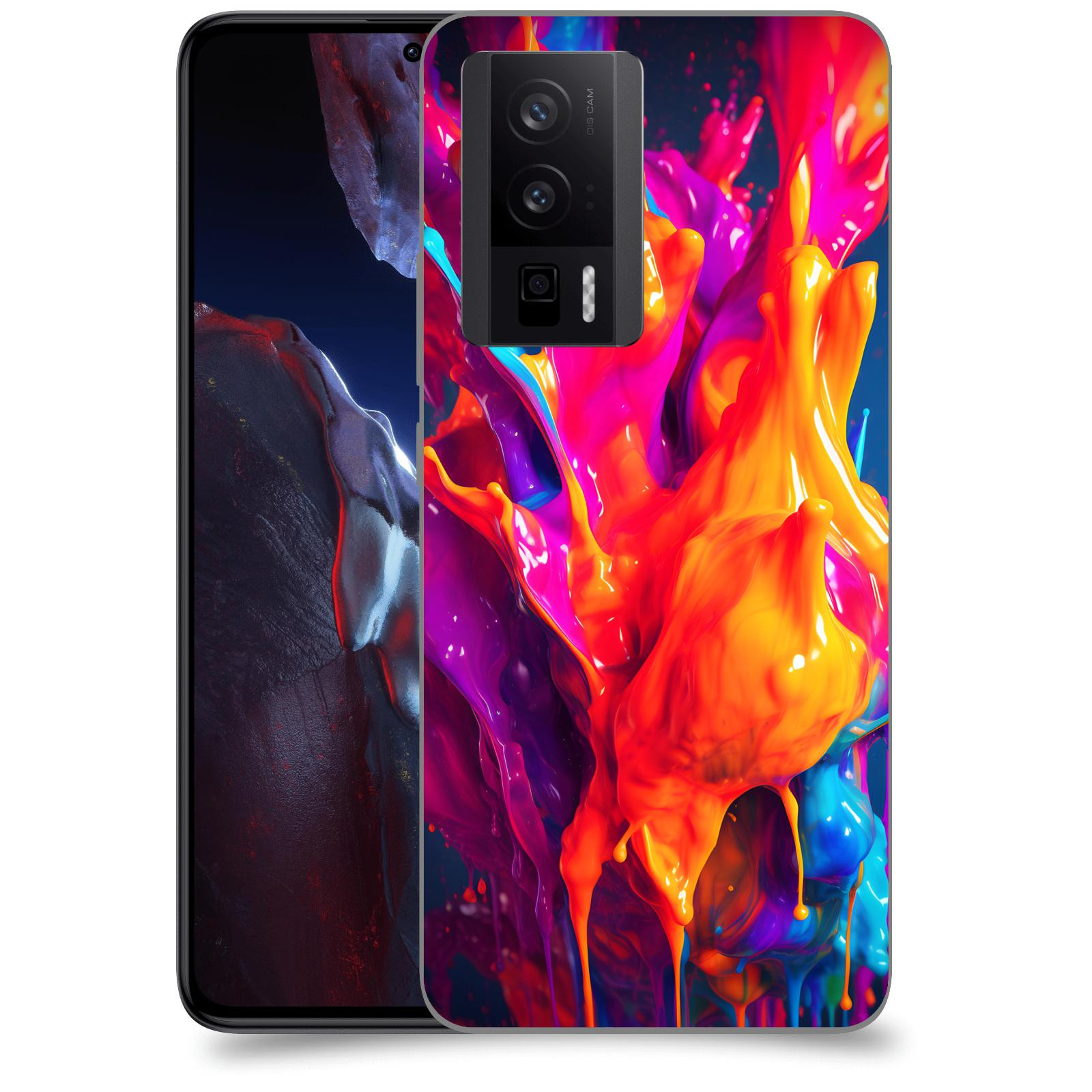 ACOVER Kryt na mobil Xiaomi Poco F5 Pro 5G - Beautiful Liquid I