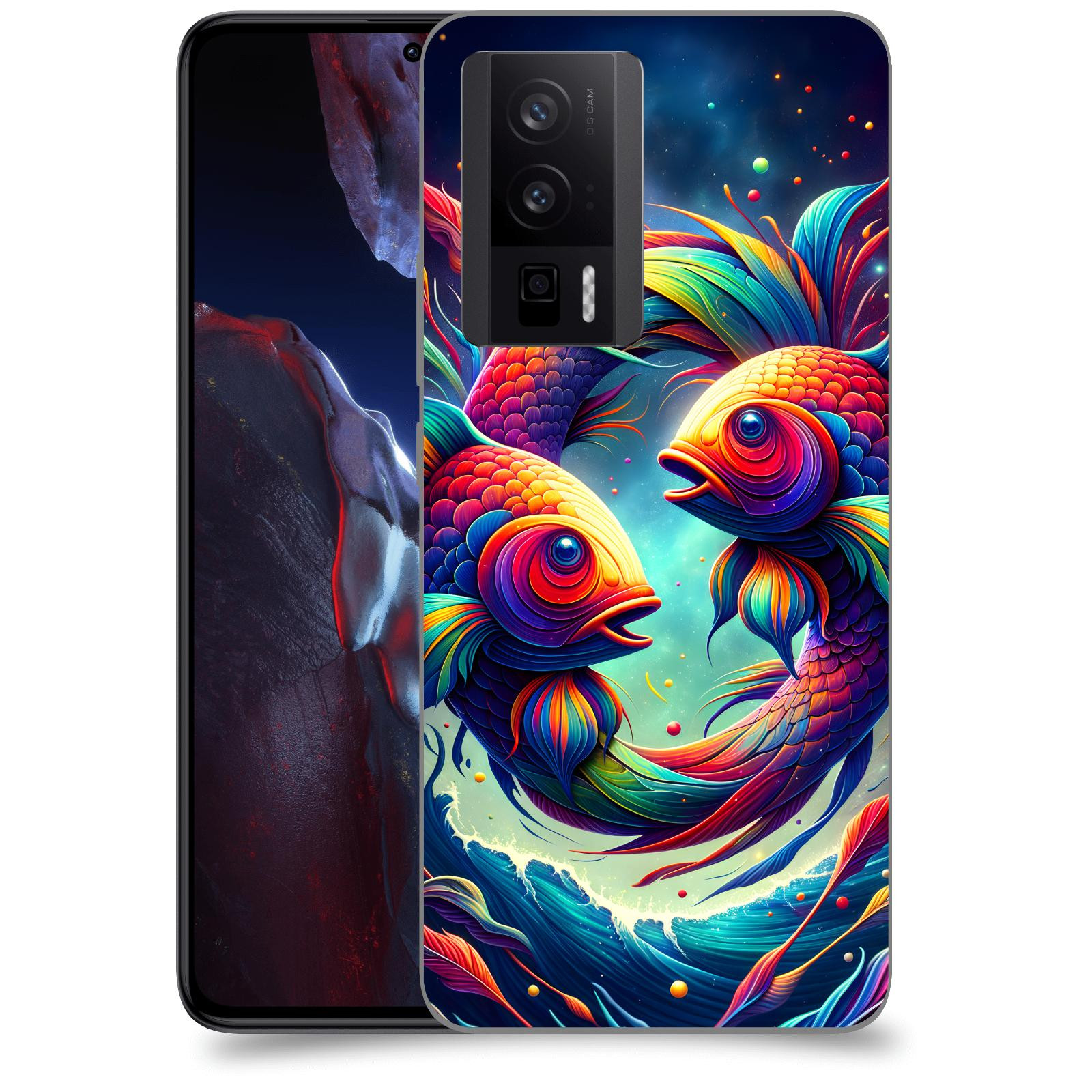 ACOVER Kryt na mobil Xiaomi Poco F5 Pro 5G - Ryby