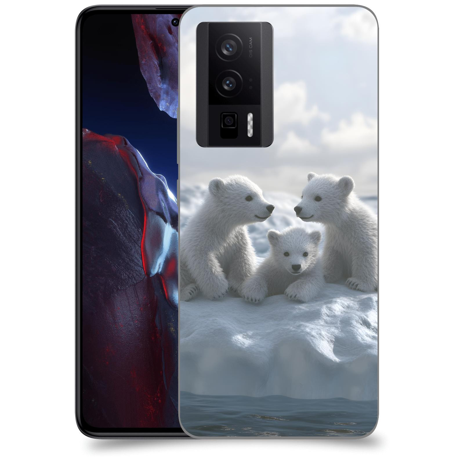 ACOVER Kryt na mobil Xiaomi Poco F5 Pro 5G - Medvíďata