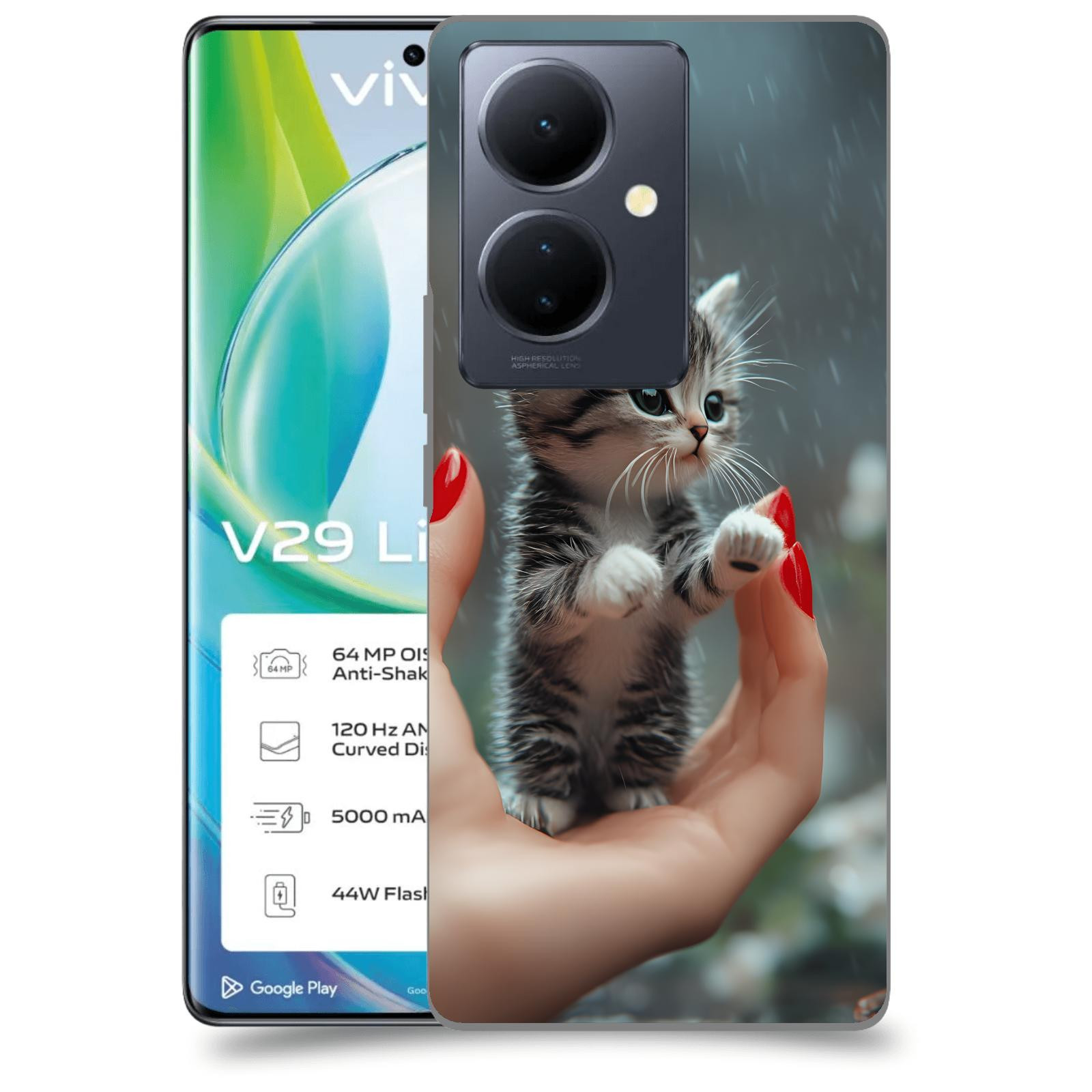 ACOVER Kryt na mobil VIVO V29 Lite 5G - Koťátko