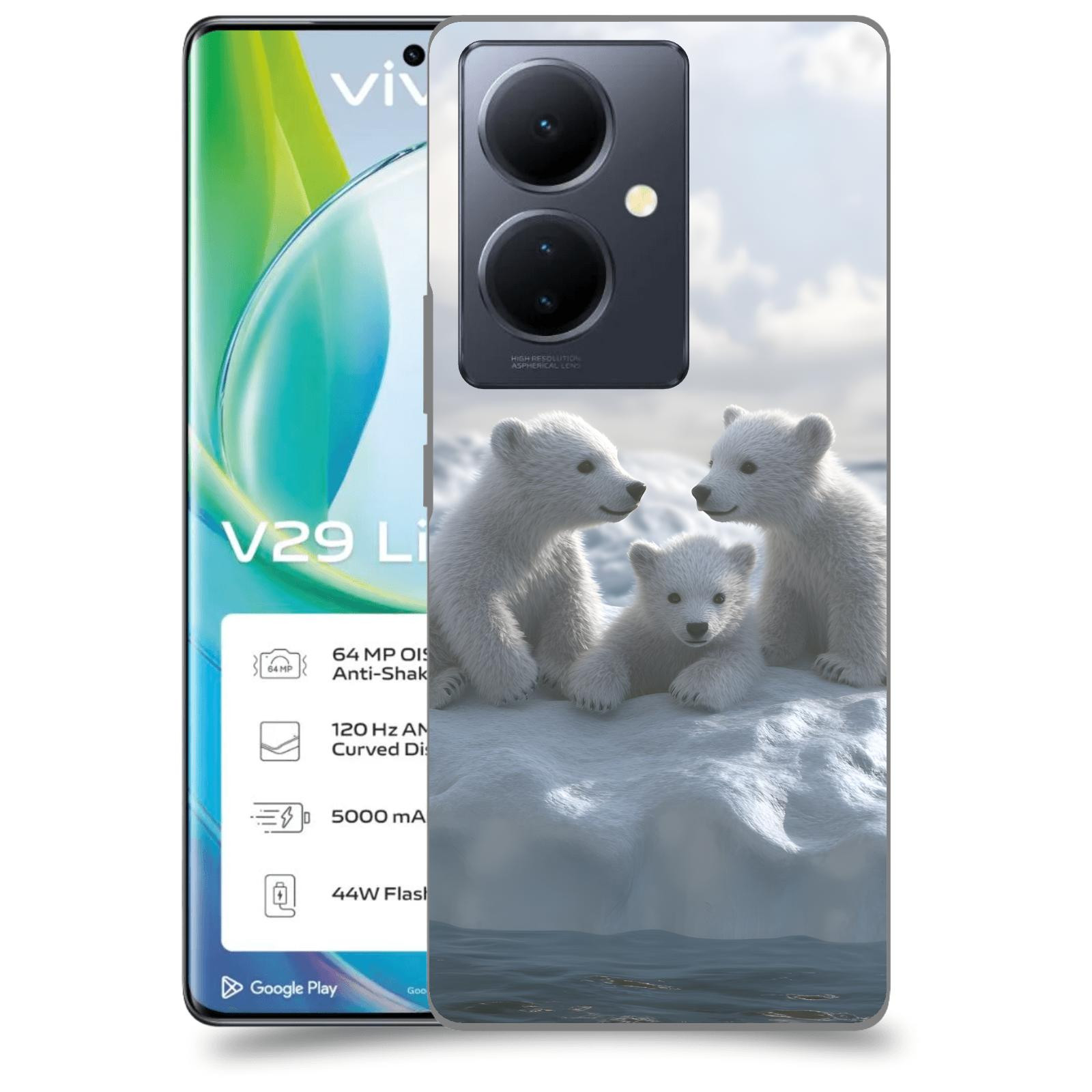ACOVER Kryt na mobil VIVO V29 Lite 5G - Medvíďata
