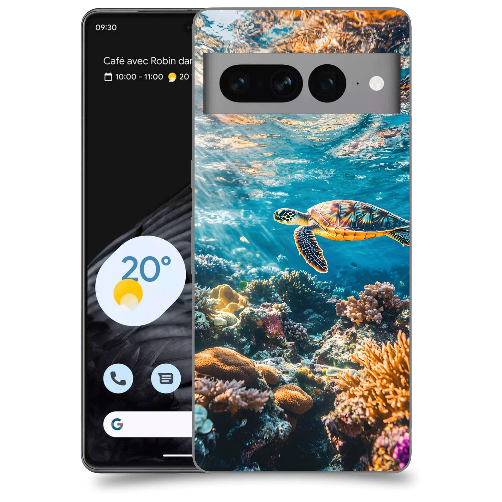 ACOVER Kryt na mobil Google pixel 7 pro - Želva