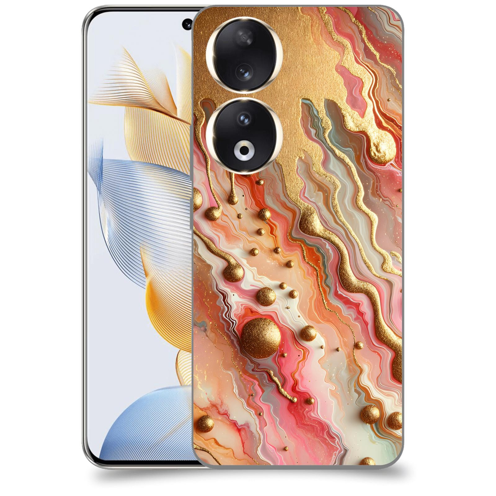 ACOVER Kryt na mobil Honor 90 - Liquid Gold