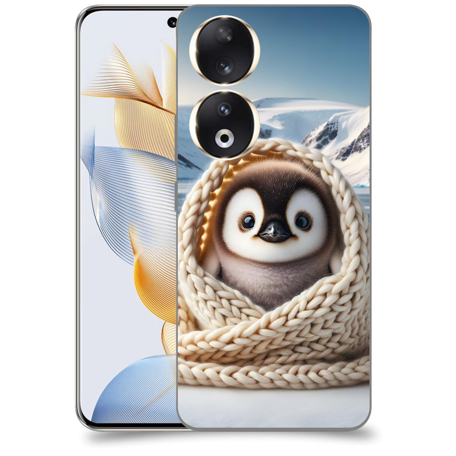 ACOVER Kryt na mobil Honor 90 - Tučňák