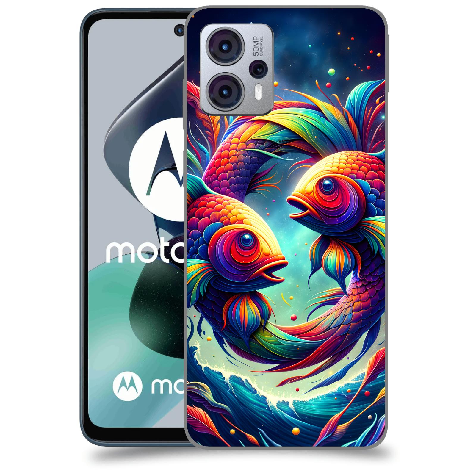 ACOVER Kryt na mobil Motorola Moto G23 - Ryby