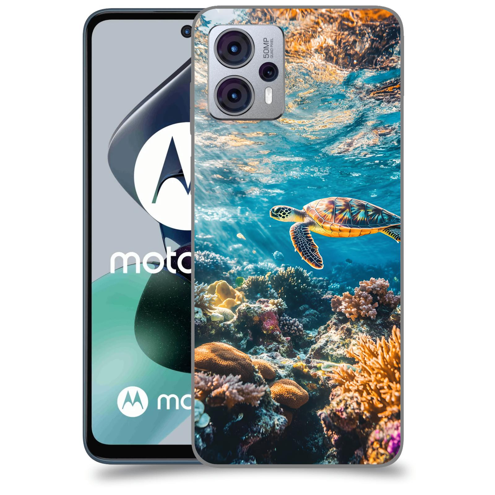 ACOVER Kryt na mobil Motorola Moto G23 - Želva