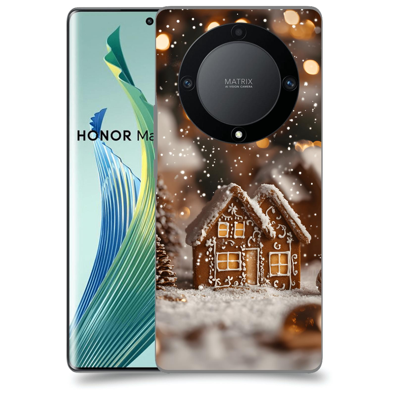 ACOVER Kryt na mobil Honor 90 Lite - Perníková chaloupka