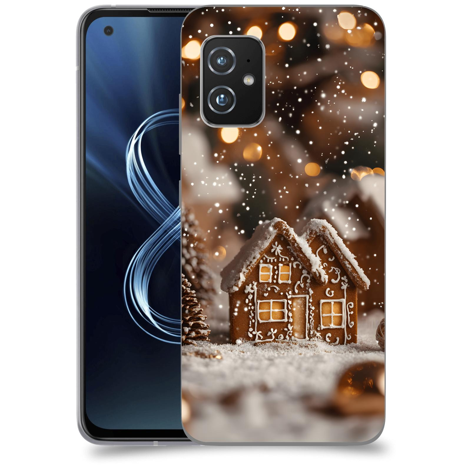 ACOVER Kryt na mobil Honor Magic5 Lite 5G - Perníková chaloupka