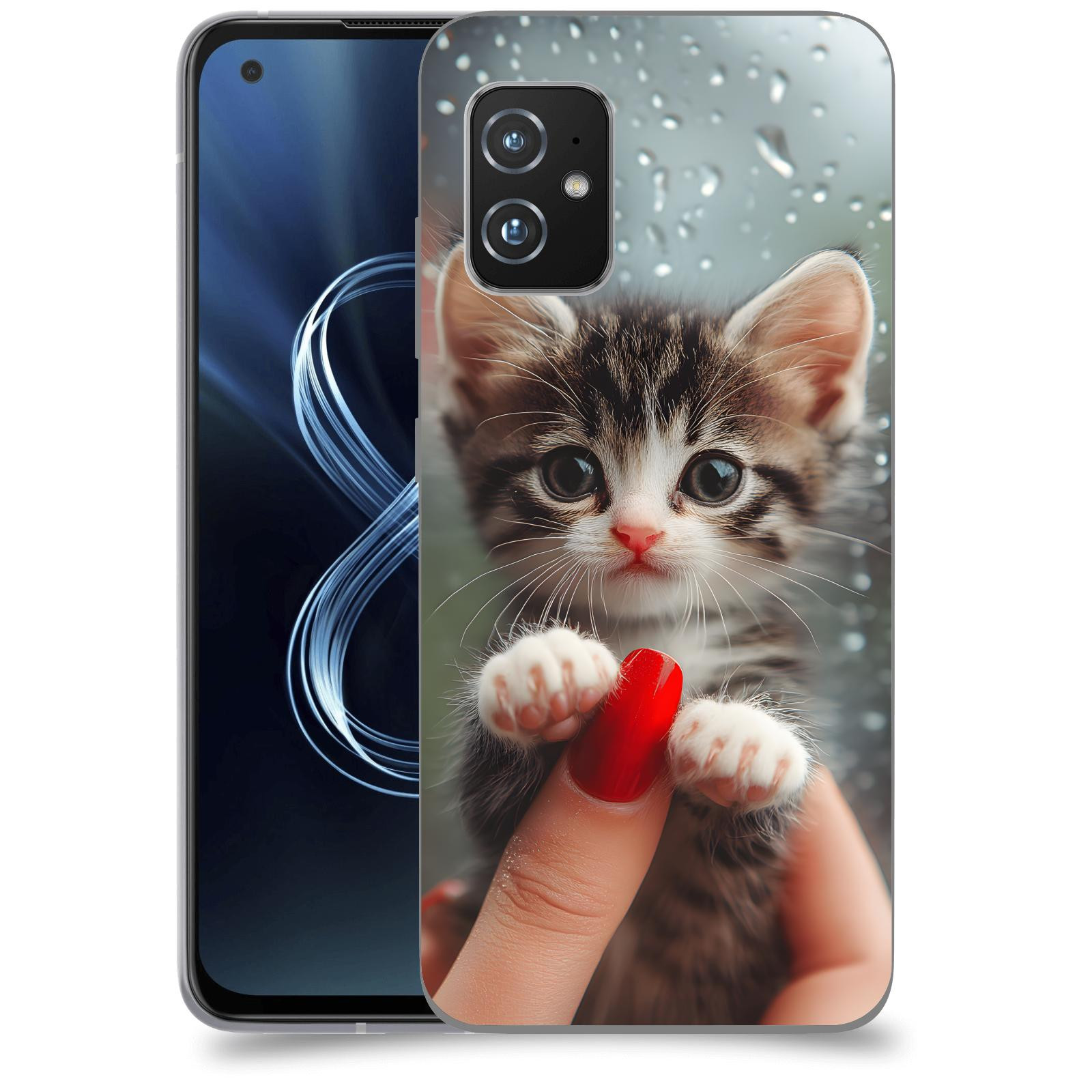 ACOVER Kryt na mobil Honor Magic5 Lite 5G - Koťátko 2