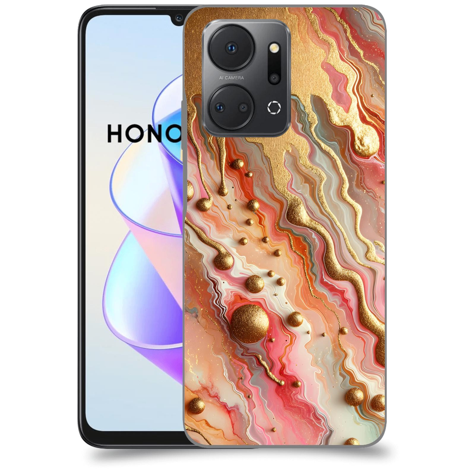 ACOVER Kryt na mobil HONOR X7a - Liquid Gold