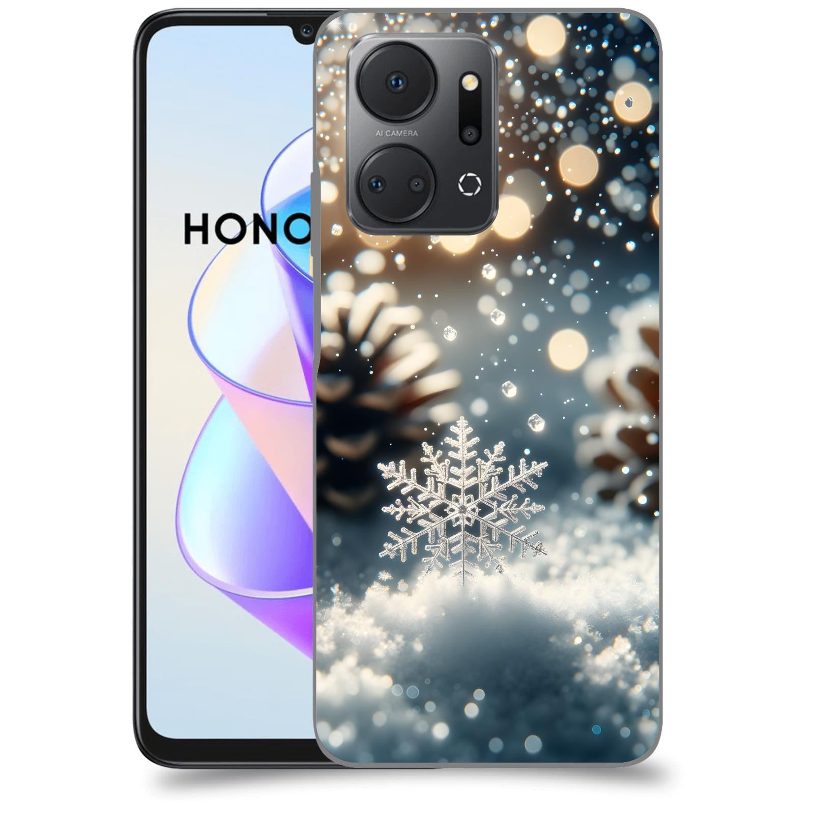 ACOVER Kryt na mobil HONOR X7a - Vločka