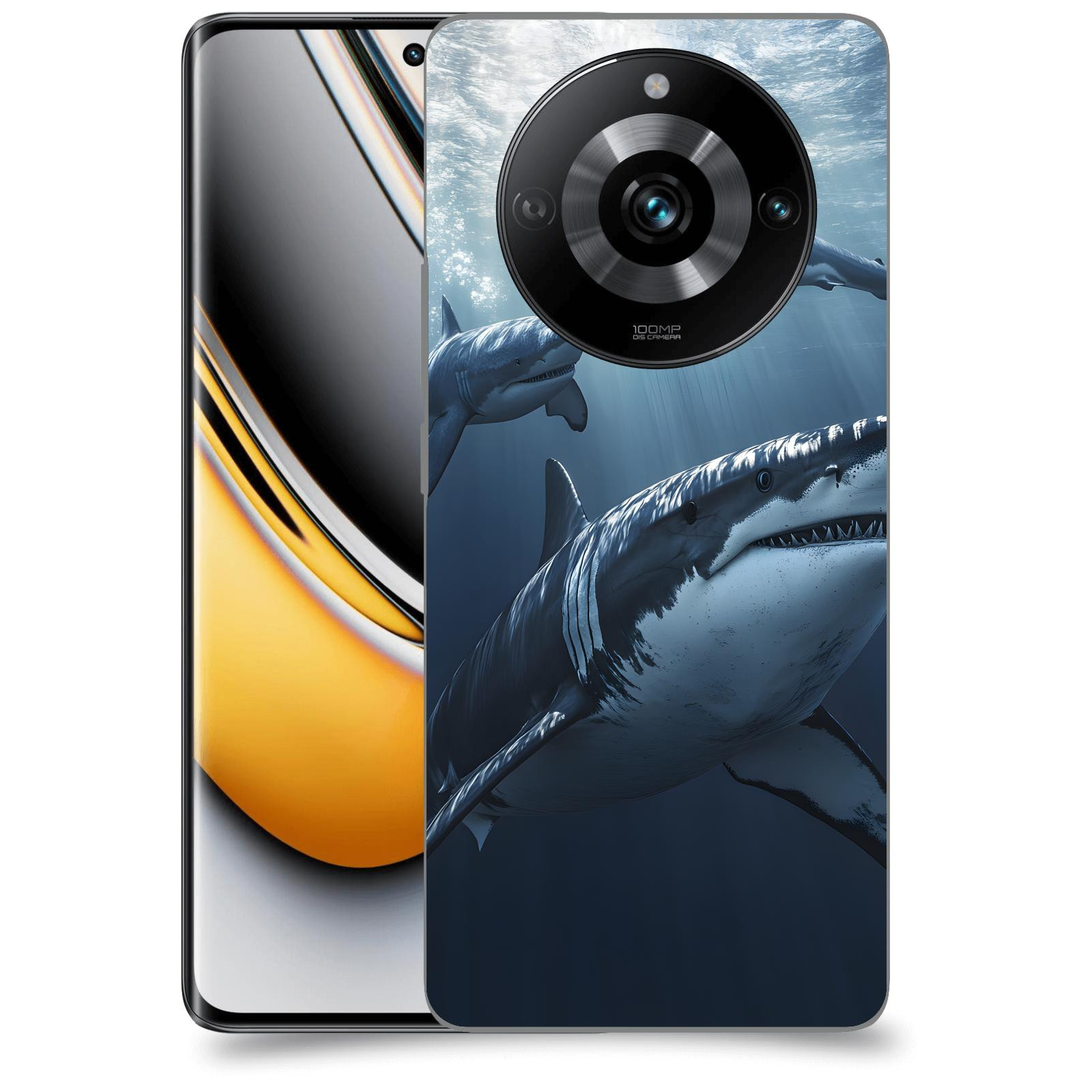 ACOVER Kryt na mobil Realme 11 Pro 5G - Žraloci