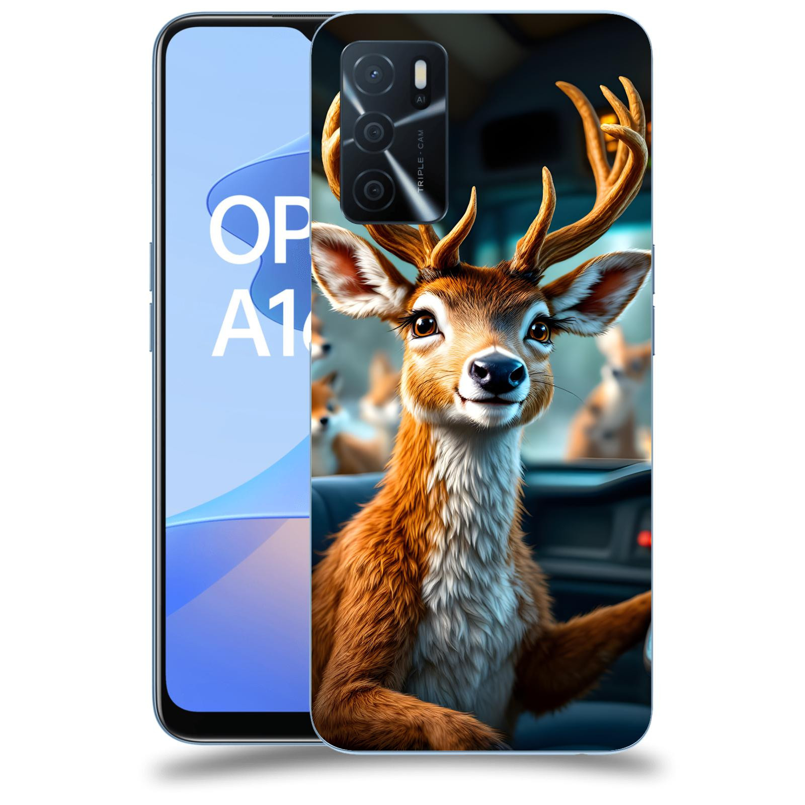 ACOVER Kryt na mobil OPPO A16s - Jelen