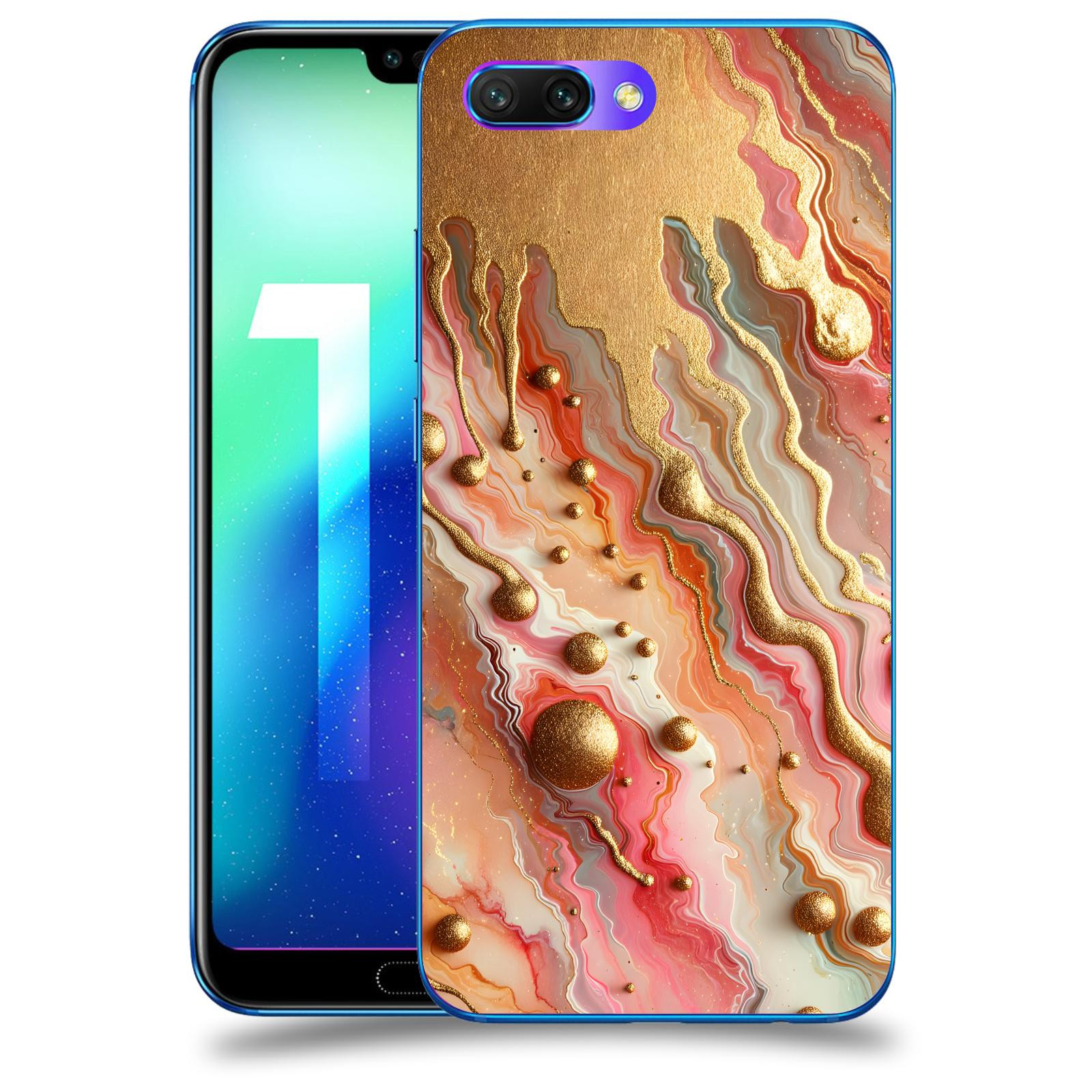 ACOVER Kryt na mobil Honor 10 - Liquid Gold