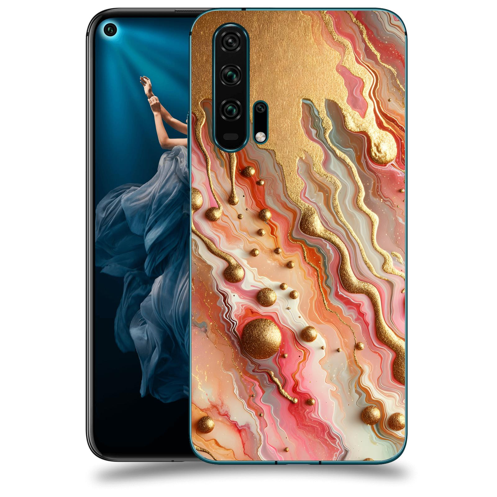 ACOVER Kryt na mobil Honor 20 Pro - Liquid Gold
