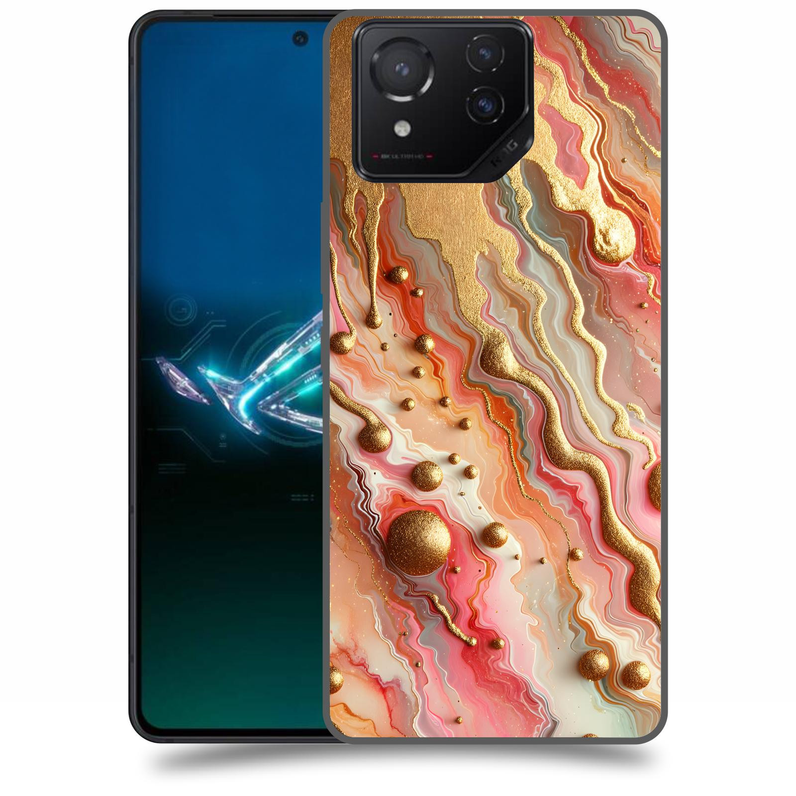ACOVER Kryt na mobil Asus ROG Phone 8 - Liquid Gold