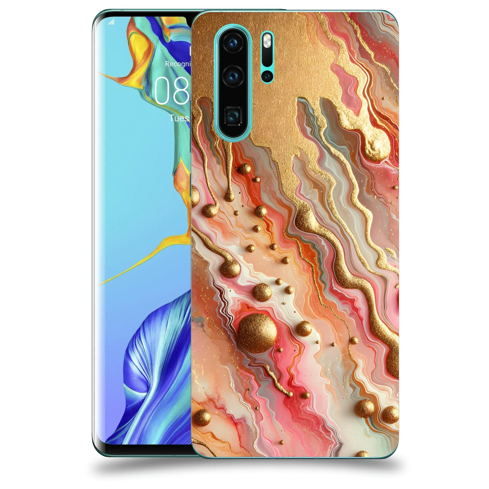 ACOVER Kryt na mobil Huawei P30 Pro - Liquid Gold