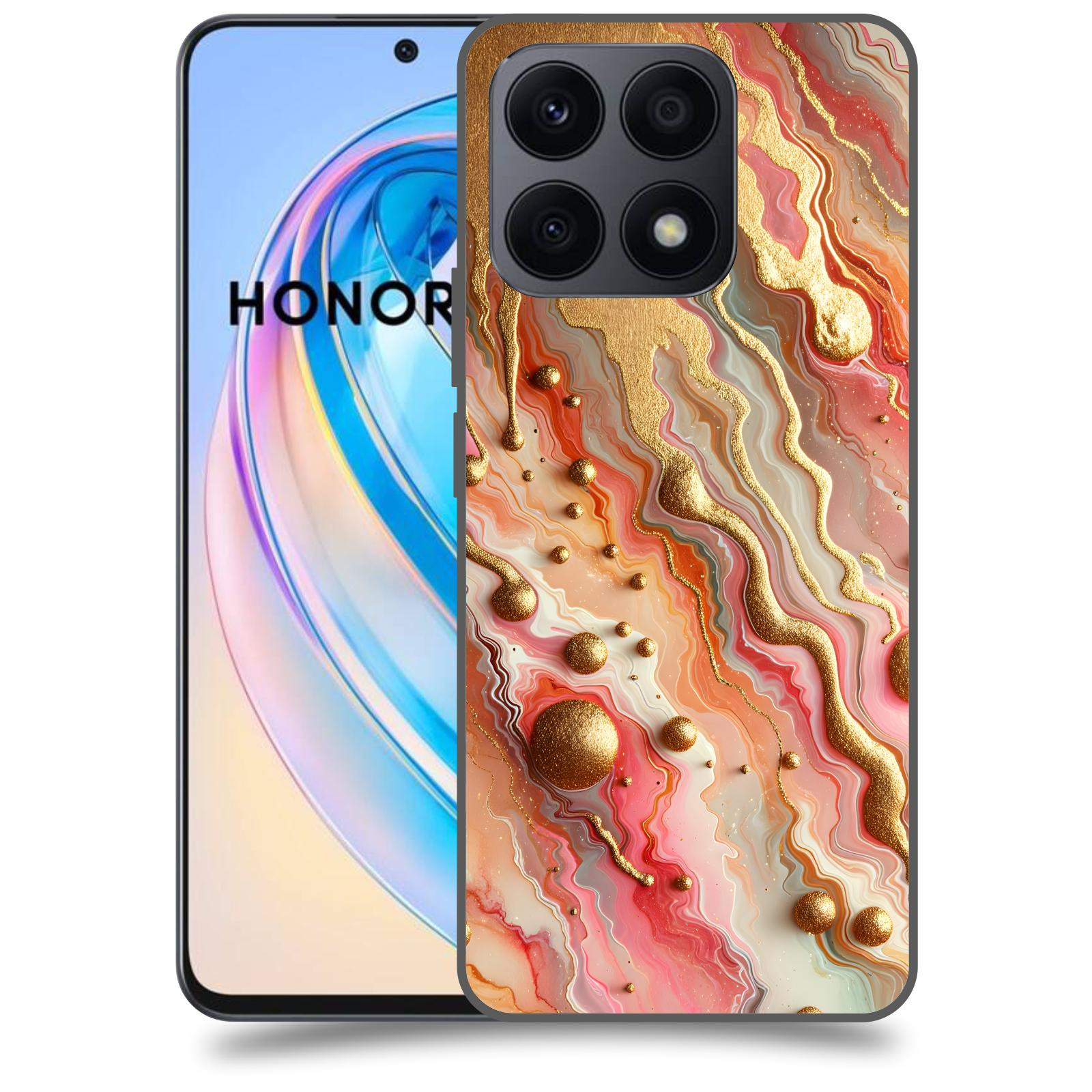 ACOVER Kryt na mobil Honor X8a - Liquid Gold