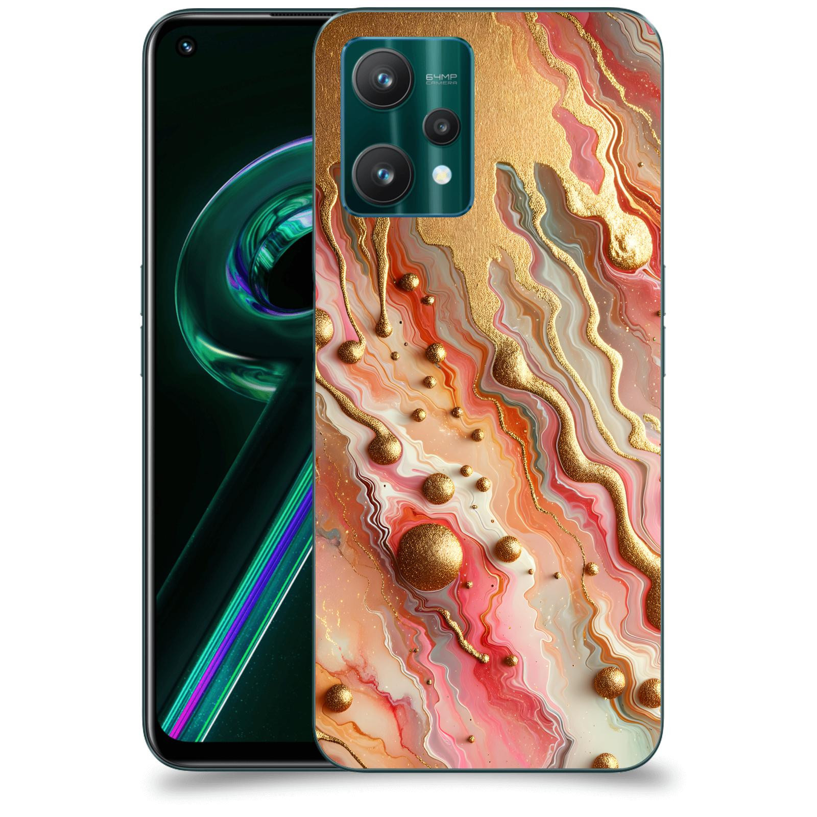 ACOVER Kryt na mobil Realme 9 Pro 5G - Liquid Gold