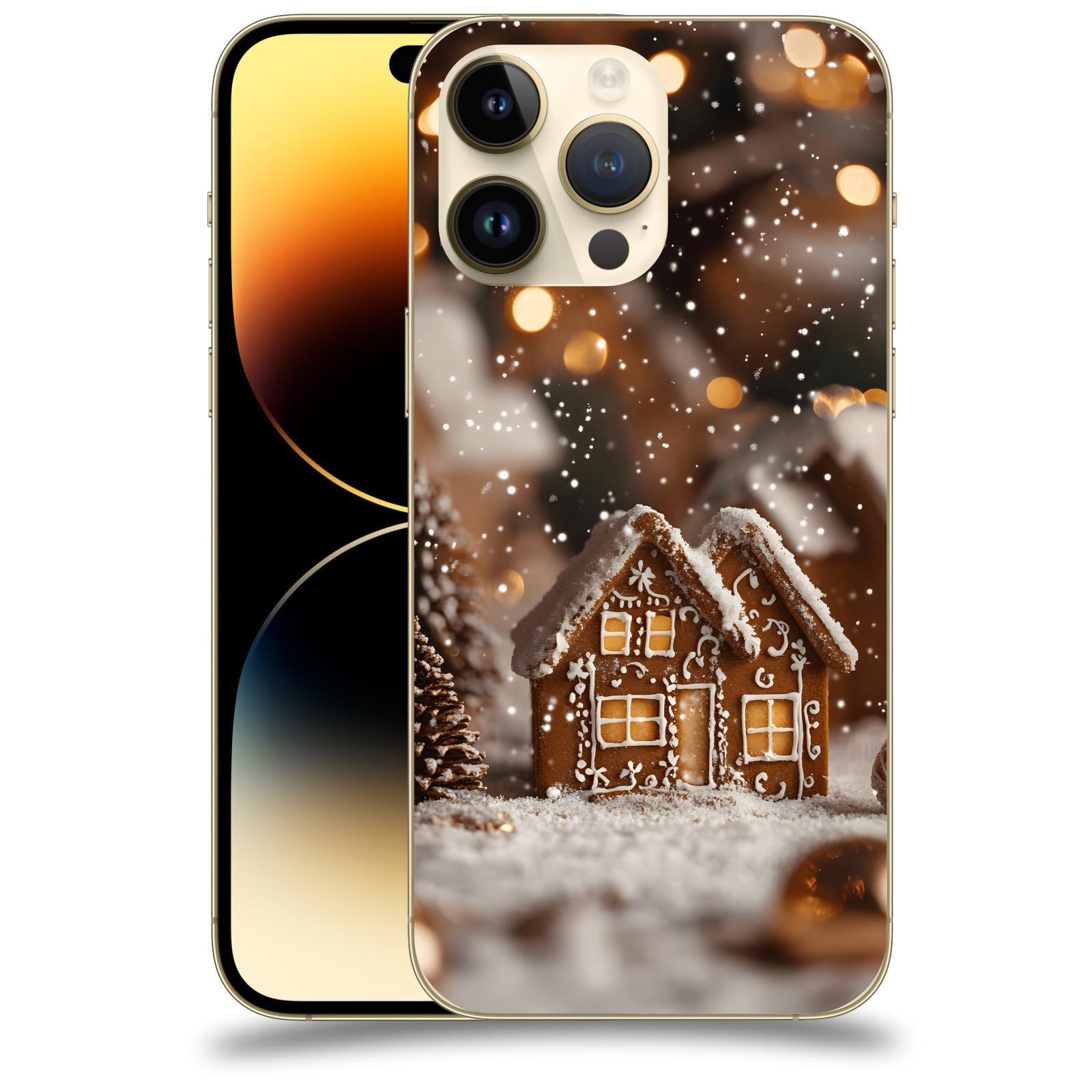 ACOVER Kryt na mobil Apple iPhone 14 Pro Max - Perníková chaloupka