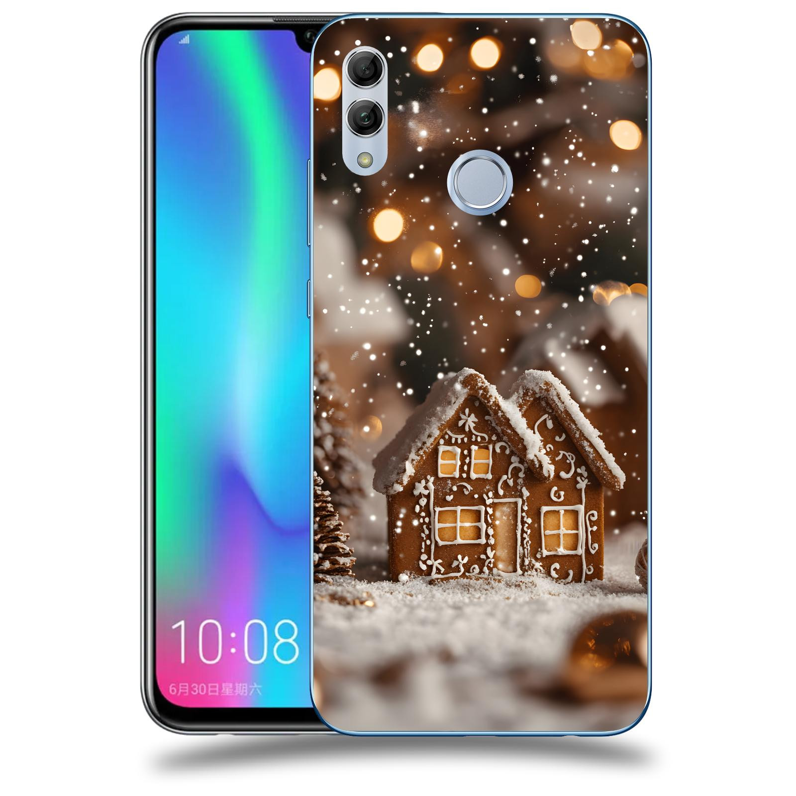ACOVER Kryt na mobil Honor 10 Lite - Perníková chaloupka