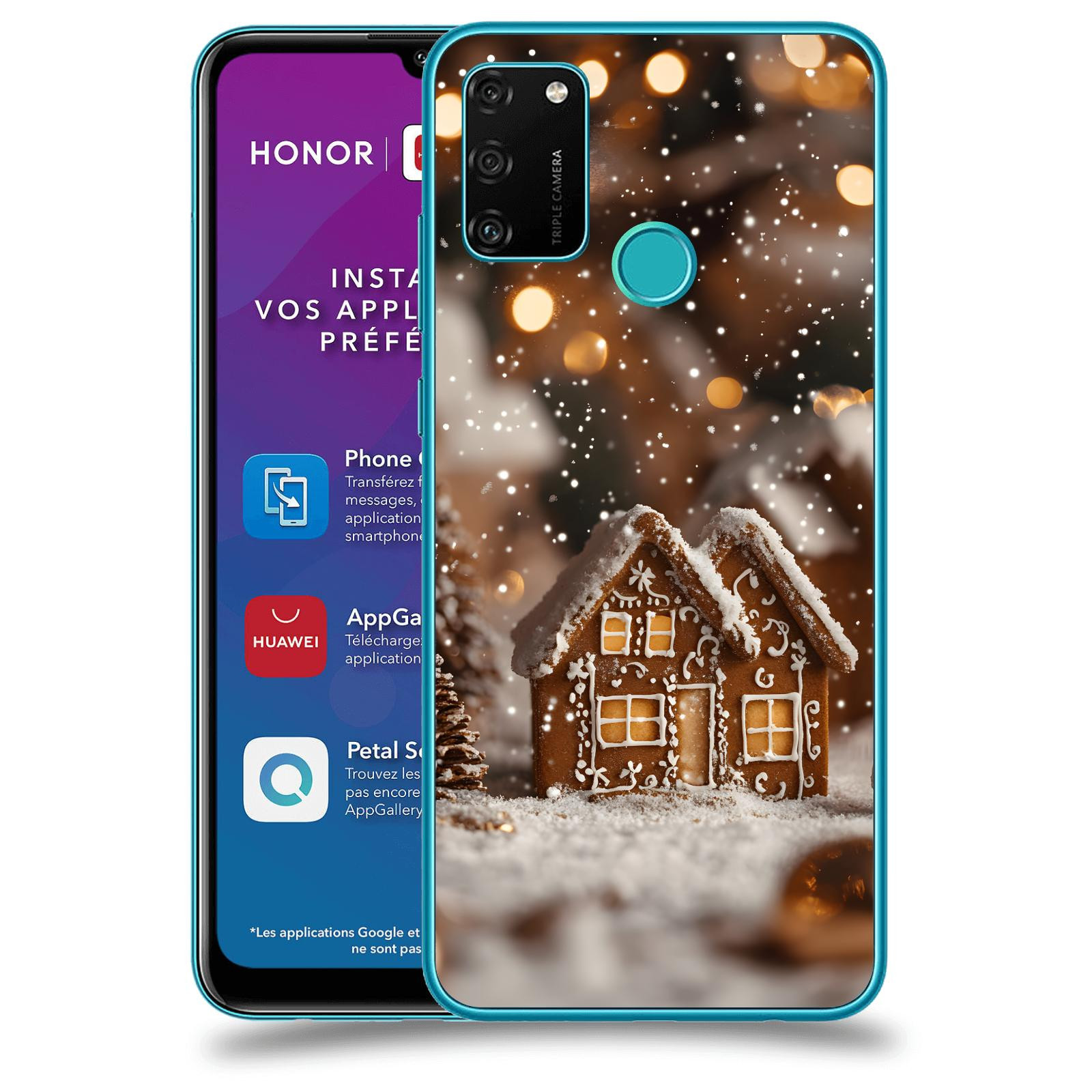 ACOVER Kryt na mobil Honor 9A - Perníková chaloupka