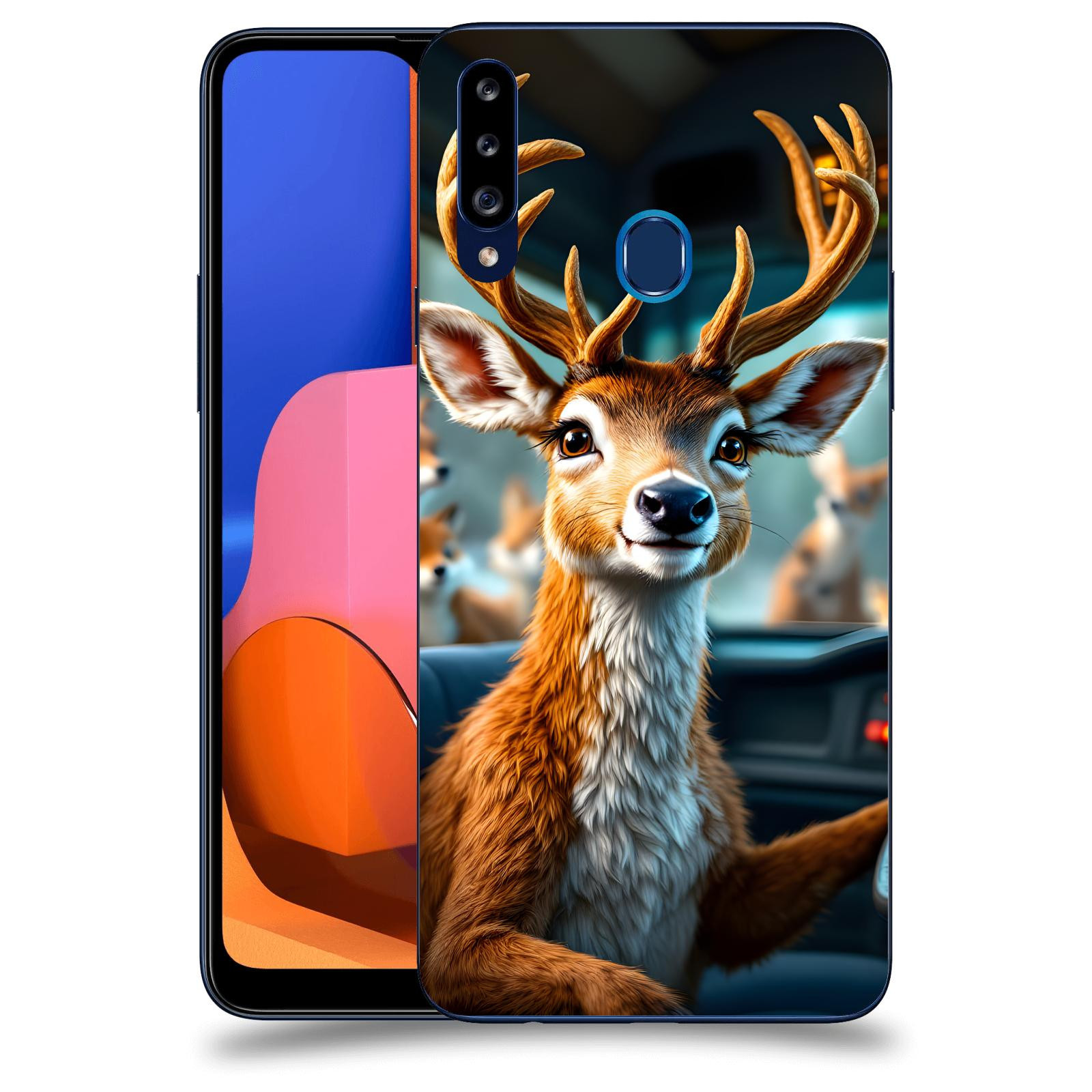 ACOVER Kryt na mobil Samsung Galaxy A20s - Jelen