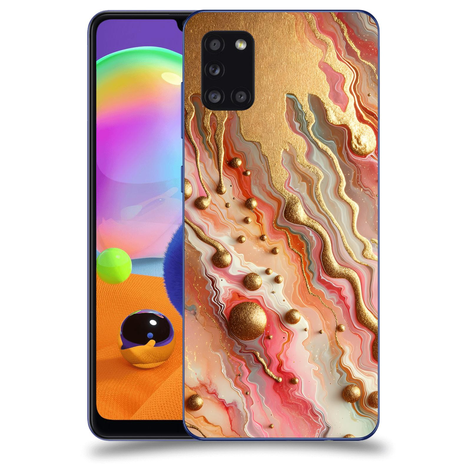 ACOVER Kryt na mobil Samsung Galaxy A31 A315F - Liquid Gold