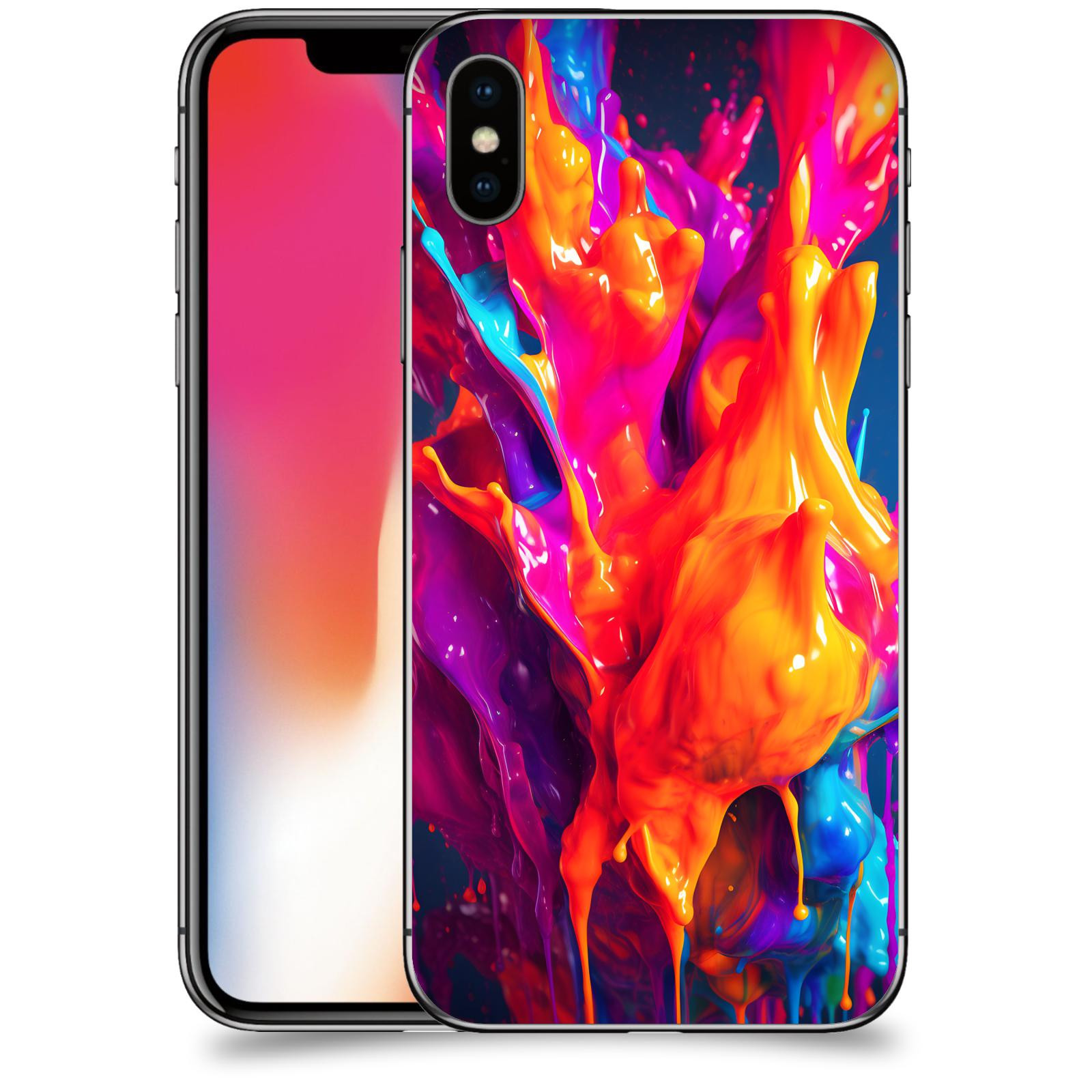 ACOVER Kryt na mobil Apple iPhone X/XS - Beautiful Liquid I