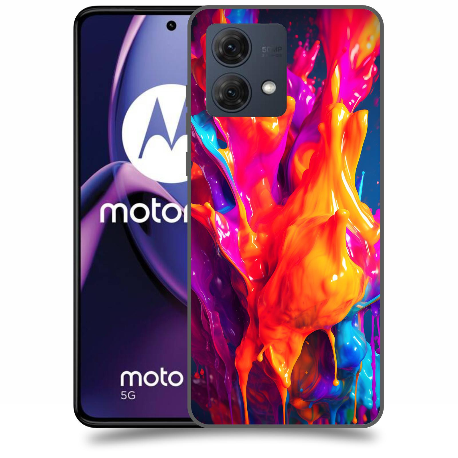 ACOVER Kryt na mobil Motorola Moto G84 5G - Beautiful Liquid I