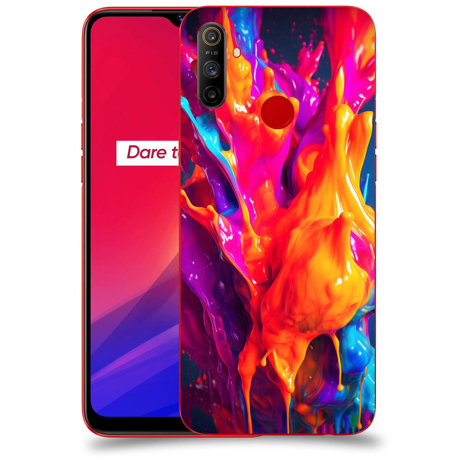 ACOVER Kryt na mobil Realme C3 - Beautiful Liquid I