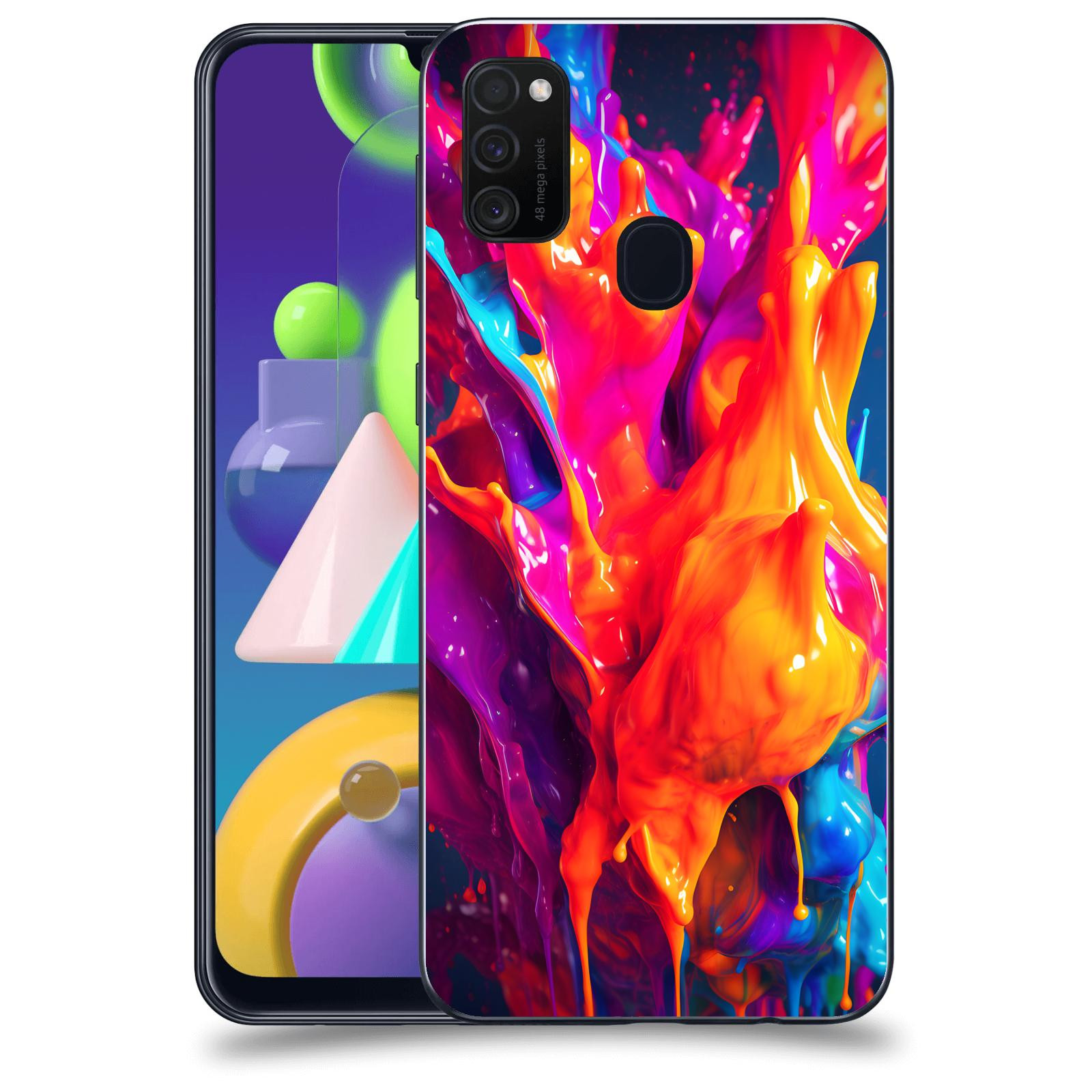 ACOVER Kryt na mobil Samsung Galaxy M21 M215F - Beautiful Liquid I