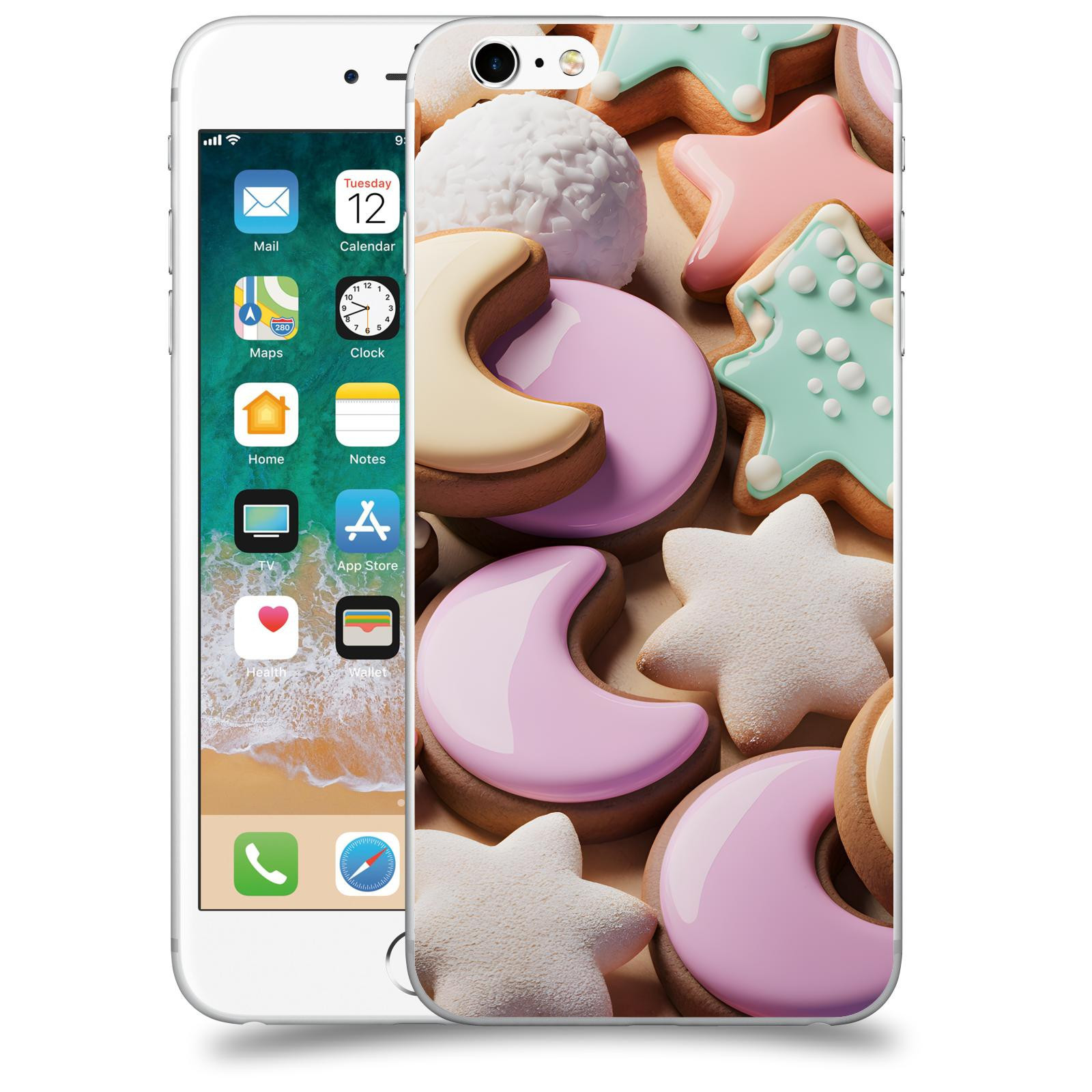 ACOVER Kryt na mobil Apple iPhone 6 Plus/6S Plus - Vánoční cukroví