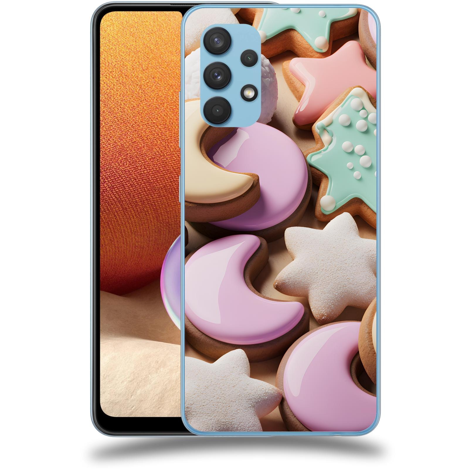 ACOVER Kryt na mobil Samsung Galaxy A32 4G SM-A325F - Vánoční cukroví