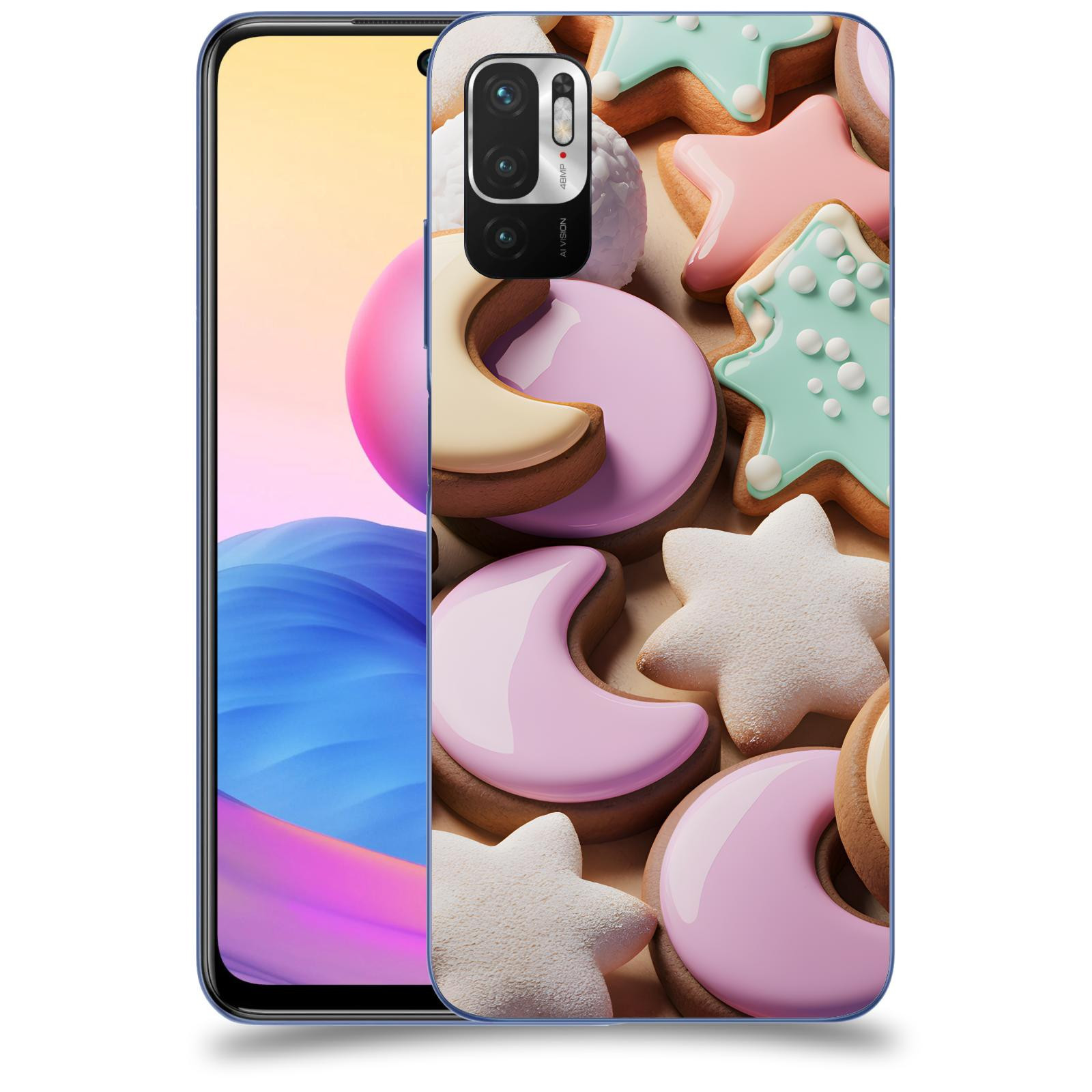 ACOVER Kryt na mobil Xiaomi Redmi Note 10 5G - Vánoční cukroví