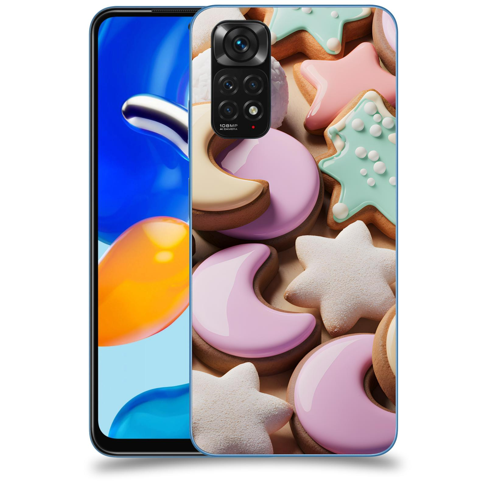 ACOVER Kryt na mobil Xiaomi Redmi Note 11S - Vánoční cukroví