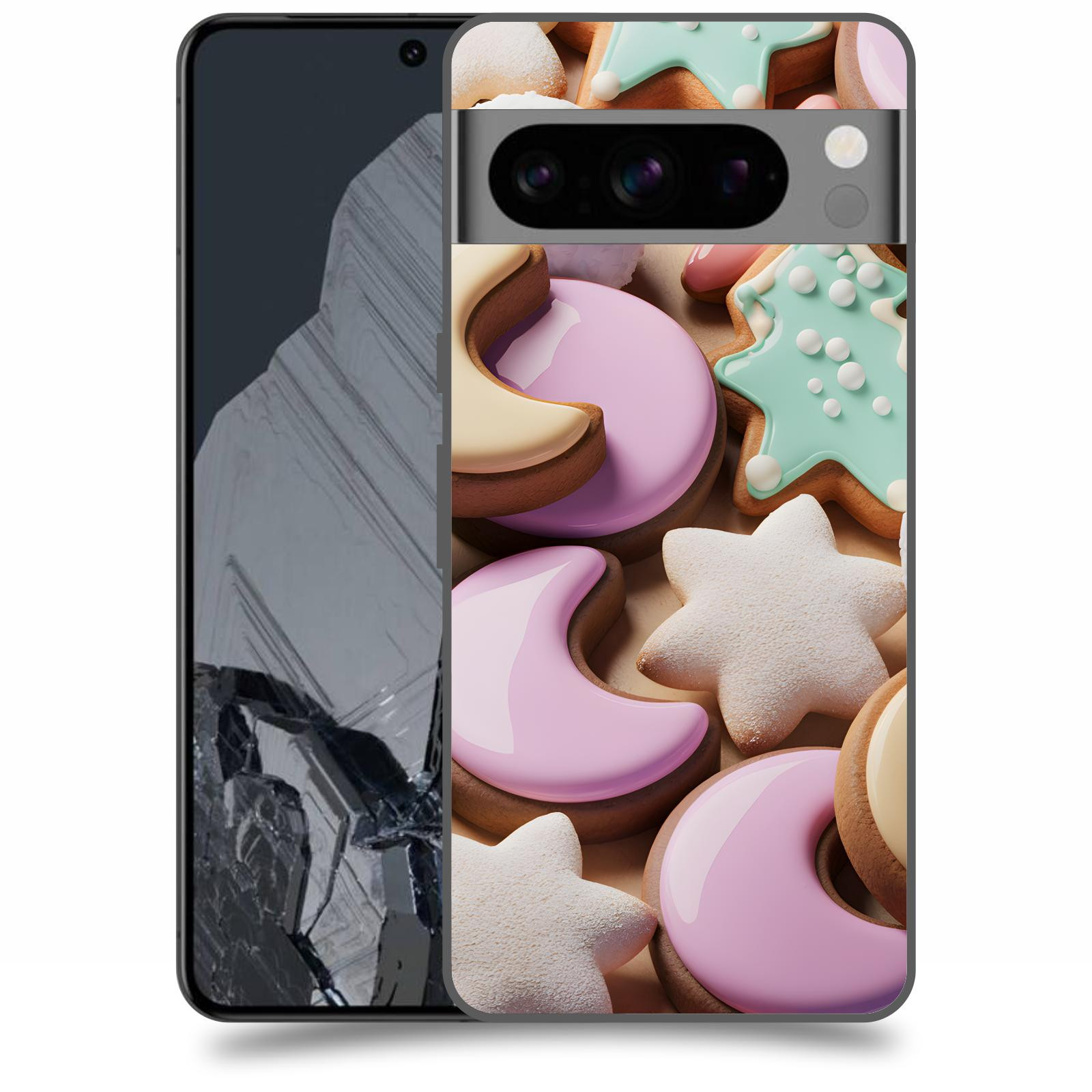 ACOVER Kryt na mobil Google Pixel 8 Pro - Vánoční cukroví