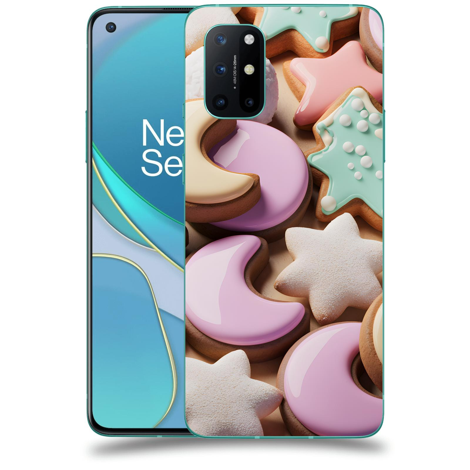 ACOVER Kryt na mobil OnePlus 8T - Vánoční cukroví