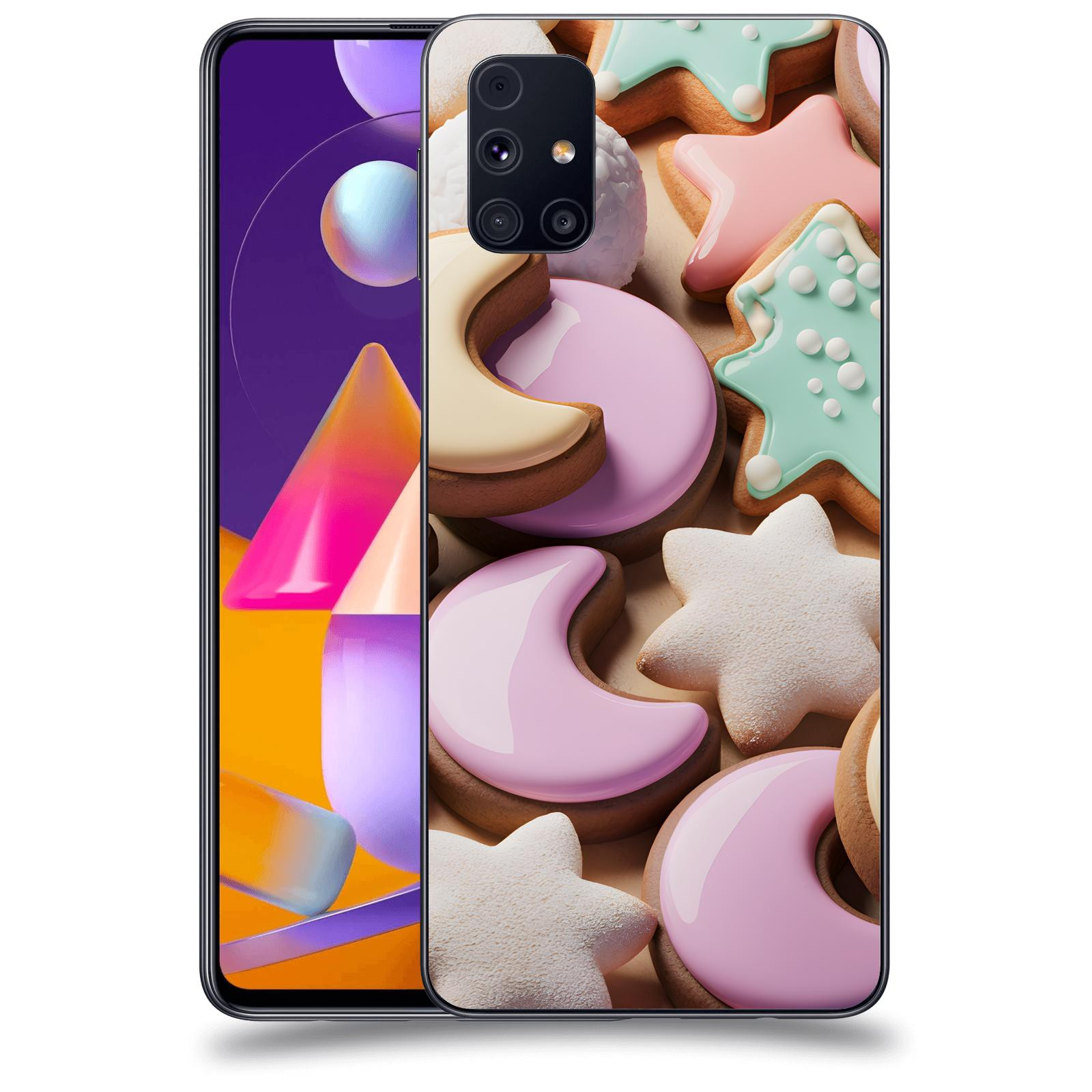 ACOVER Kryt na mobil Samsung Galaxy M31s - Vánoční cukroví
