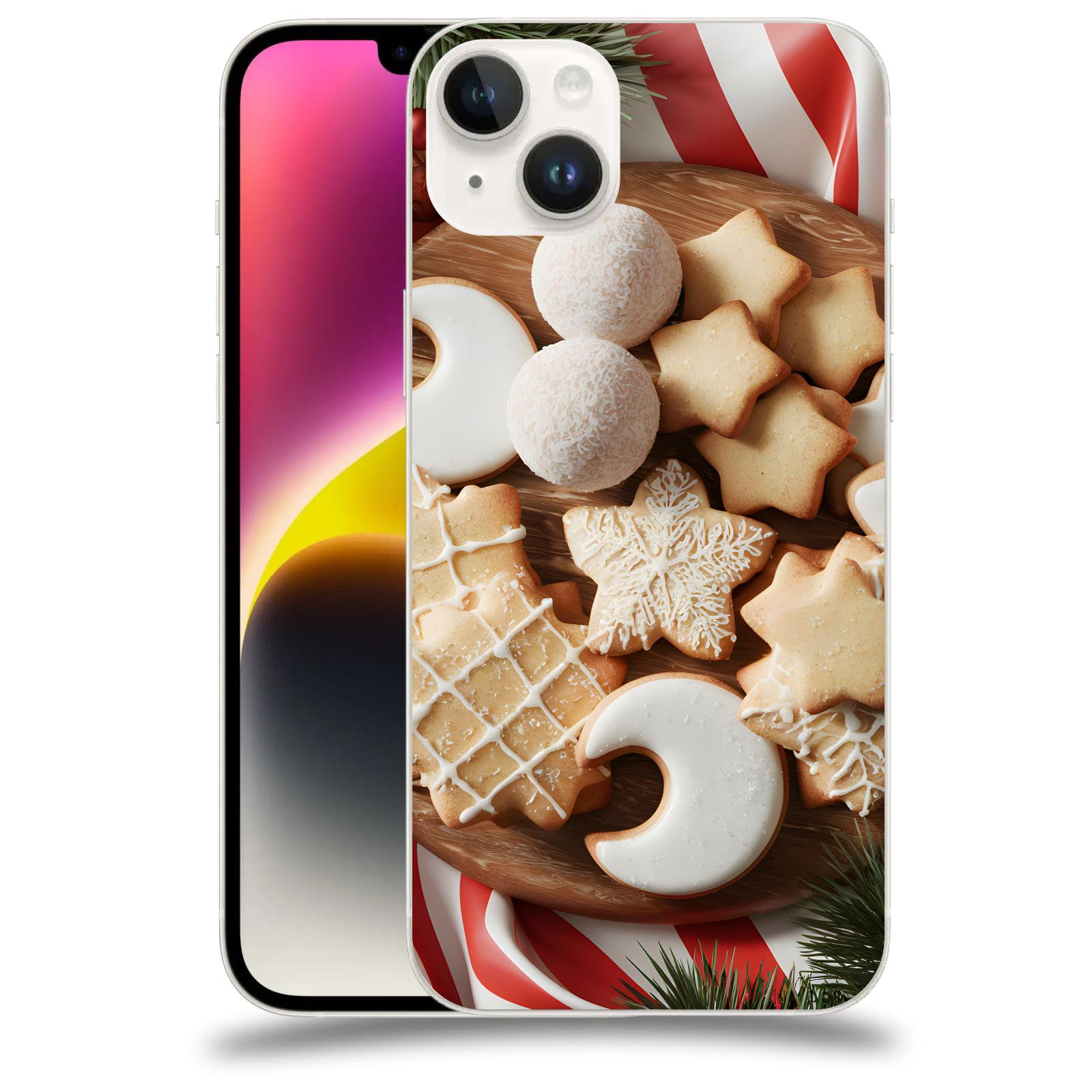 ACOVER Kryt na mobil Apple iPhone 14 Plus - Vánoční cukroví 2