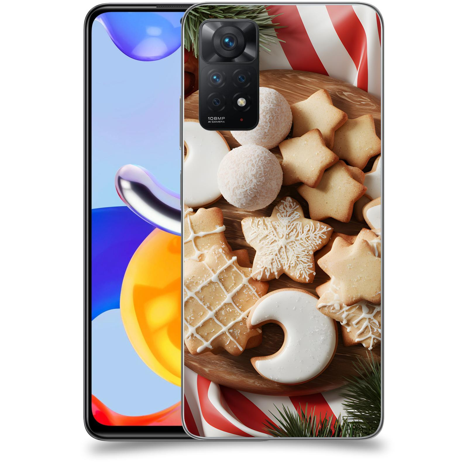 ACOVER Kryt na mobil Xiaomi Redmi Note 11 Pro - Vánoční cukroví 2
