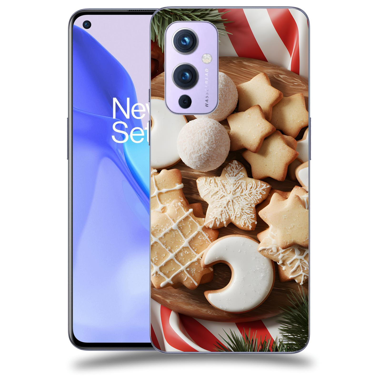 ACOVER Kryt na mobil OnePlus 9 - Vánoční cukroví 2
